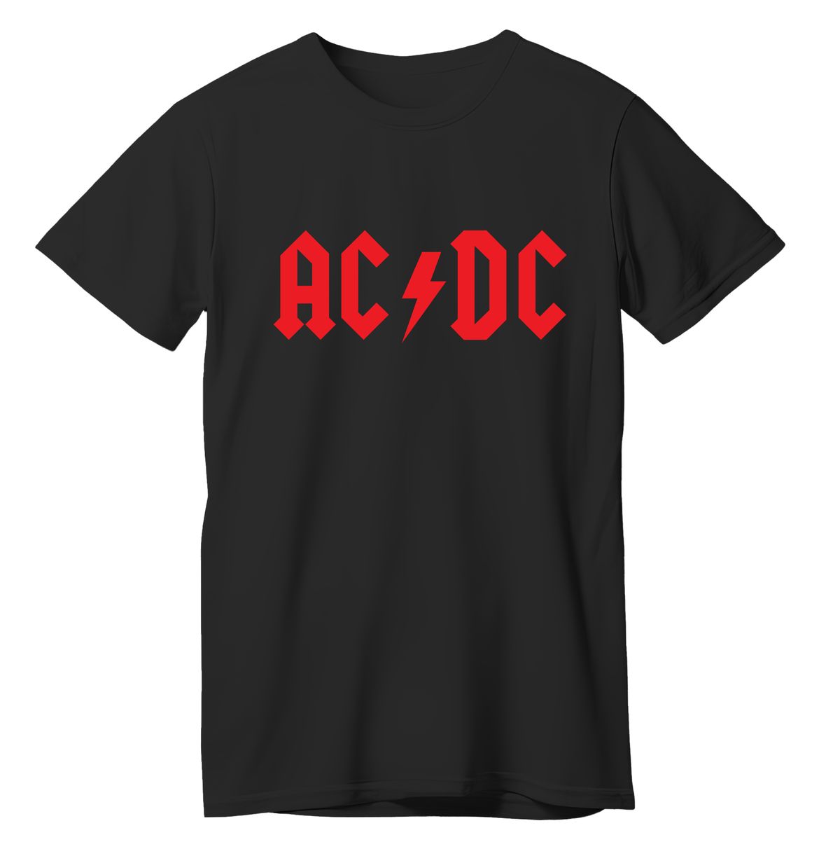 T-Shirt ACDC Logo Art Rock Avenue Black