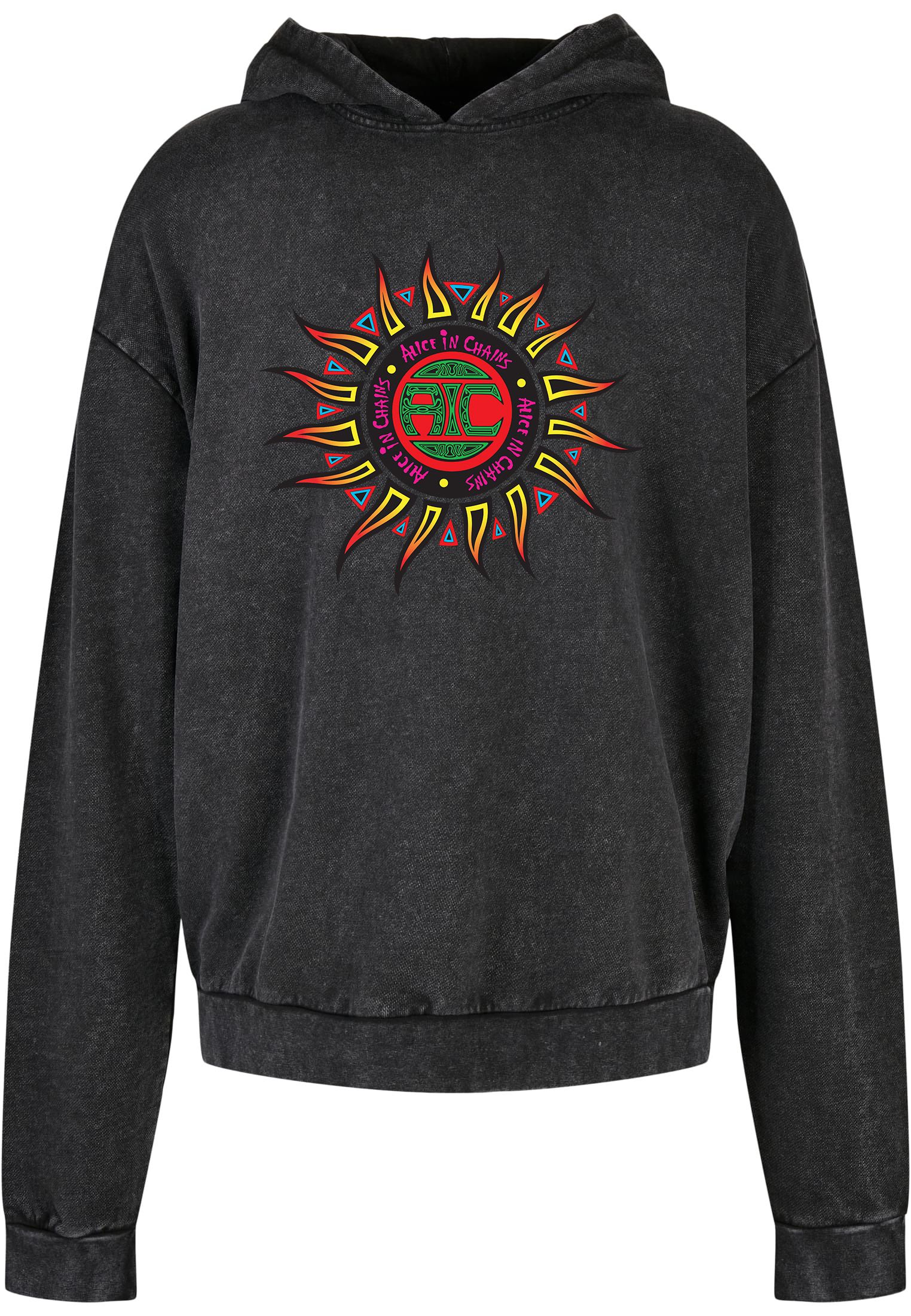 Oversized Premium Hoodie Alice In Chains Art1 Rock Avenue Black