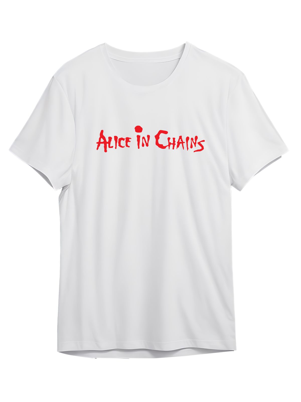 T-Shirt Alice In Chains Logo Name Art Rock Avenue White