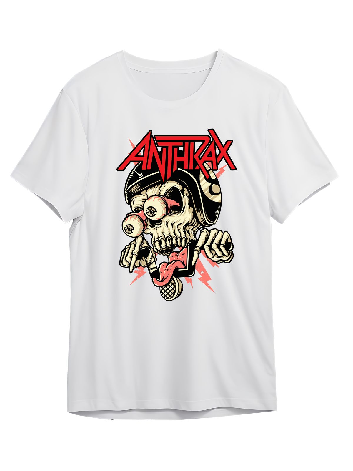 T-Shirt Anthrax Rock Avenue White