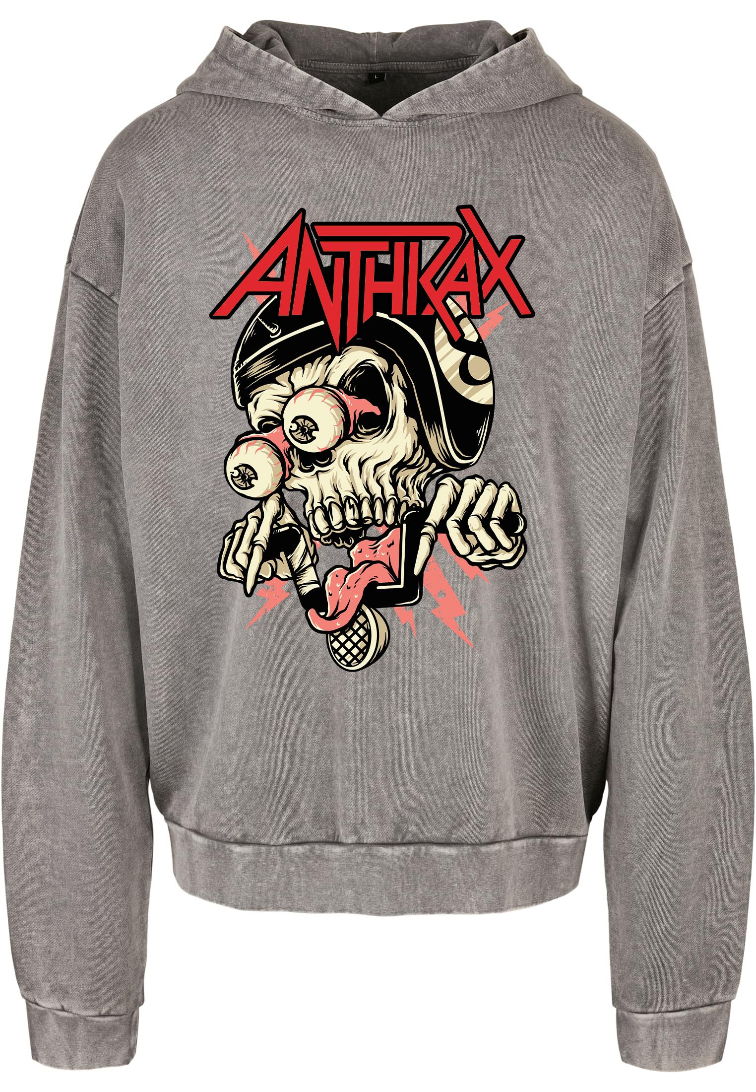 Oversized Premium Hoodie Anthrax Rock Avenue Asphalt
