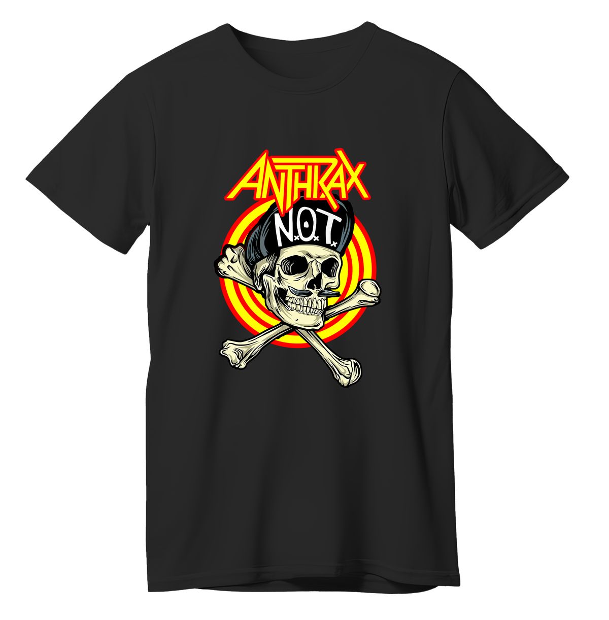 T-Shirt Anthrax Art2 Rock Avenue Black
