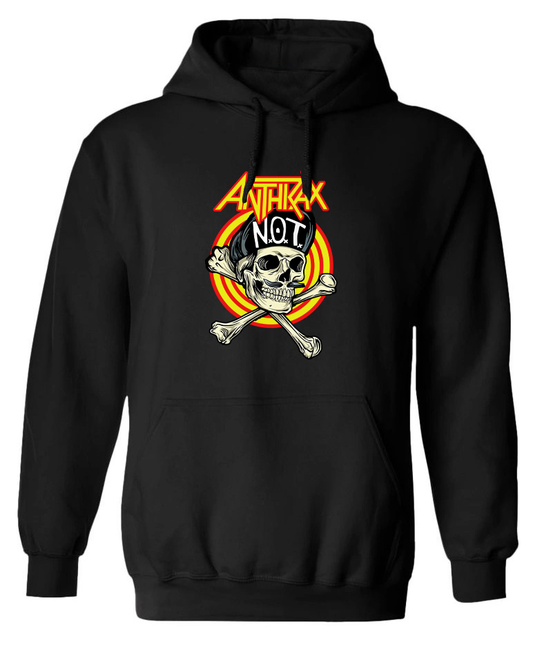 Hoodie Anthrax Art2 Rock Avenue Black