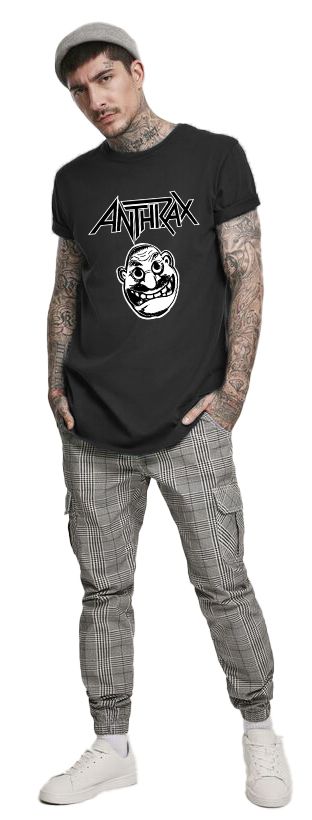 T-Shirt Anthrax Not Man Rock Avenue Black ανδρικά Basic T-Shirts Simple Wear Μπλουζάκια κοντομάνικα