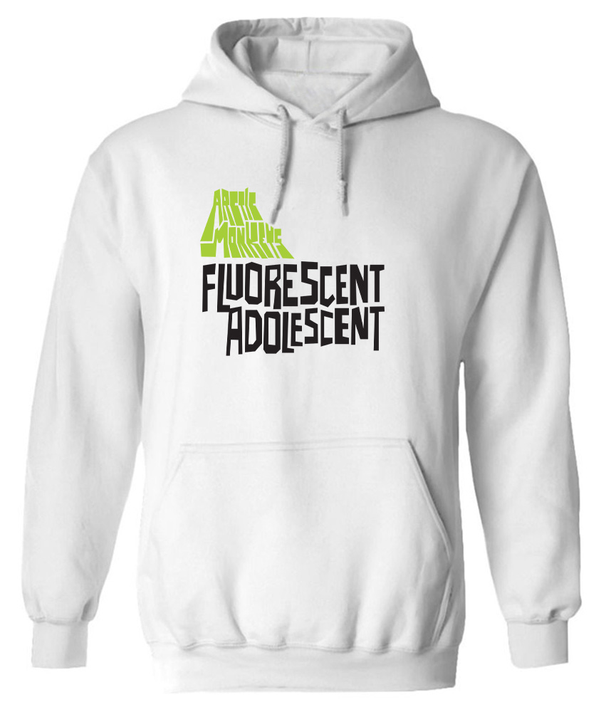 Hoodie Arctic Monkeys Fa Rock Avenue White