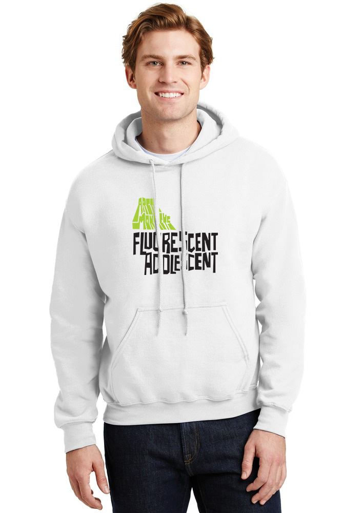 Hoodie Arctic Monkeys Fa Rock Avenue White ανδρικά Φούτερ Simple Wear