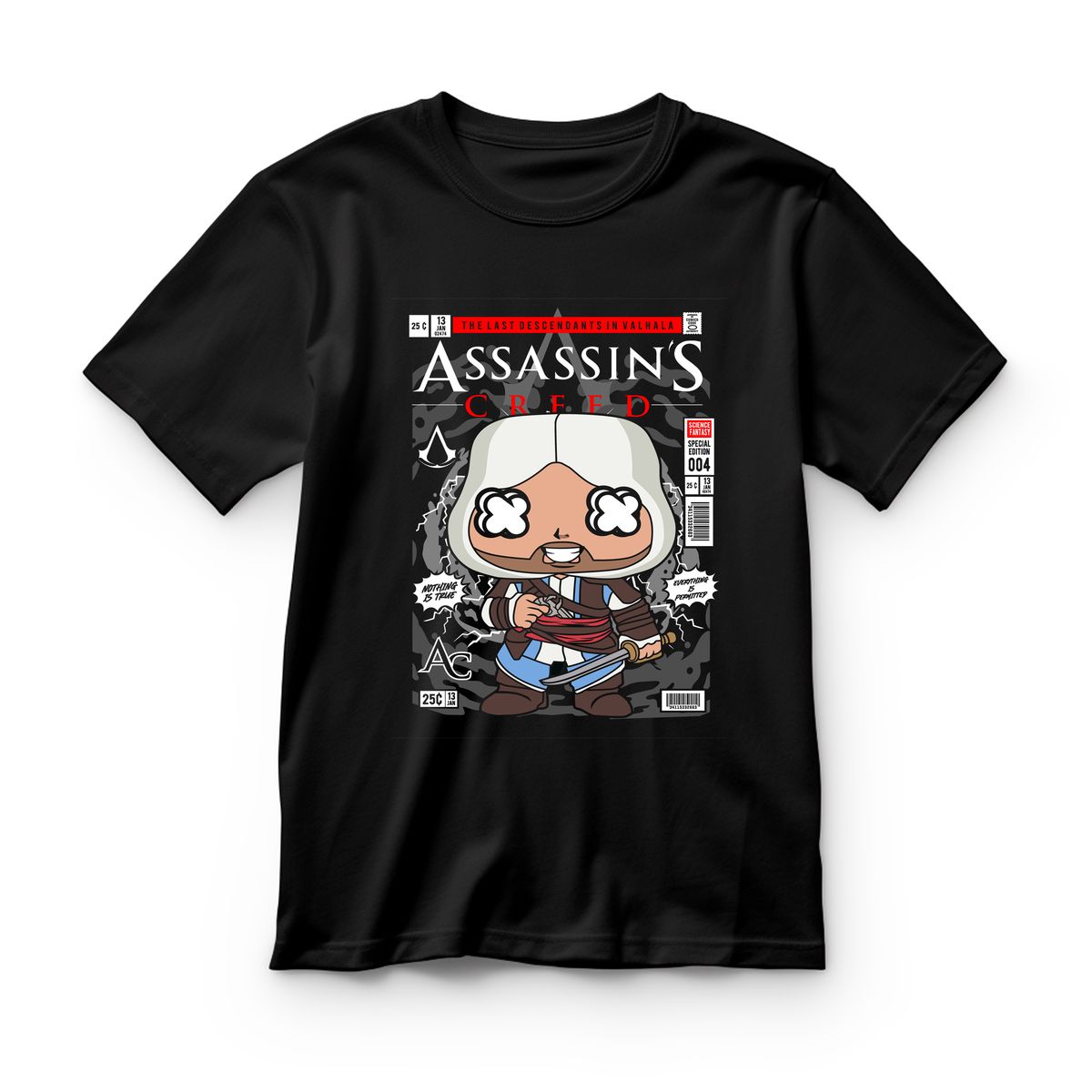 Παιδικό T-shirt Assasin Creed Pop Culture Black