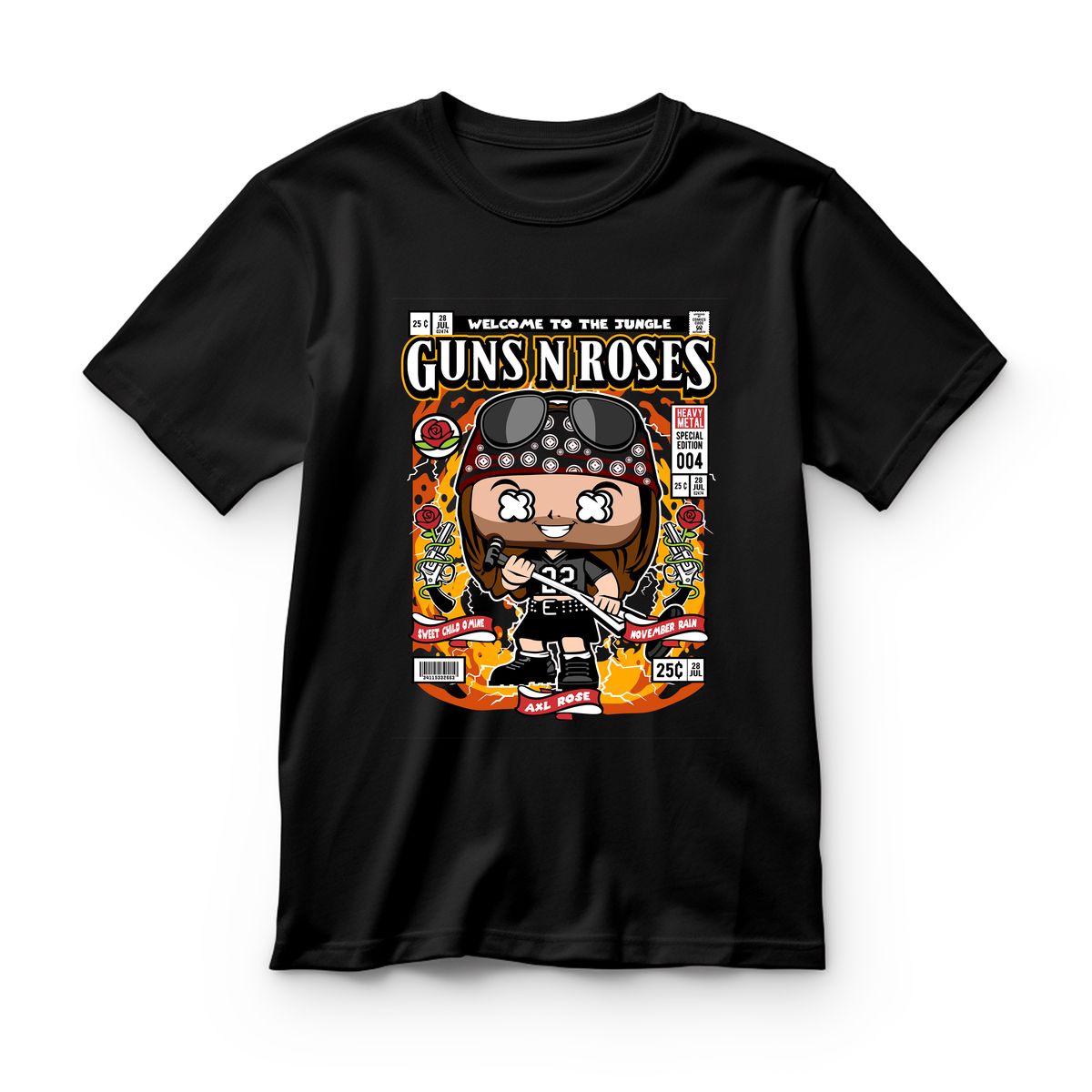 Παιδικό T-shirt Axl Rose Pop Culture Black
