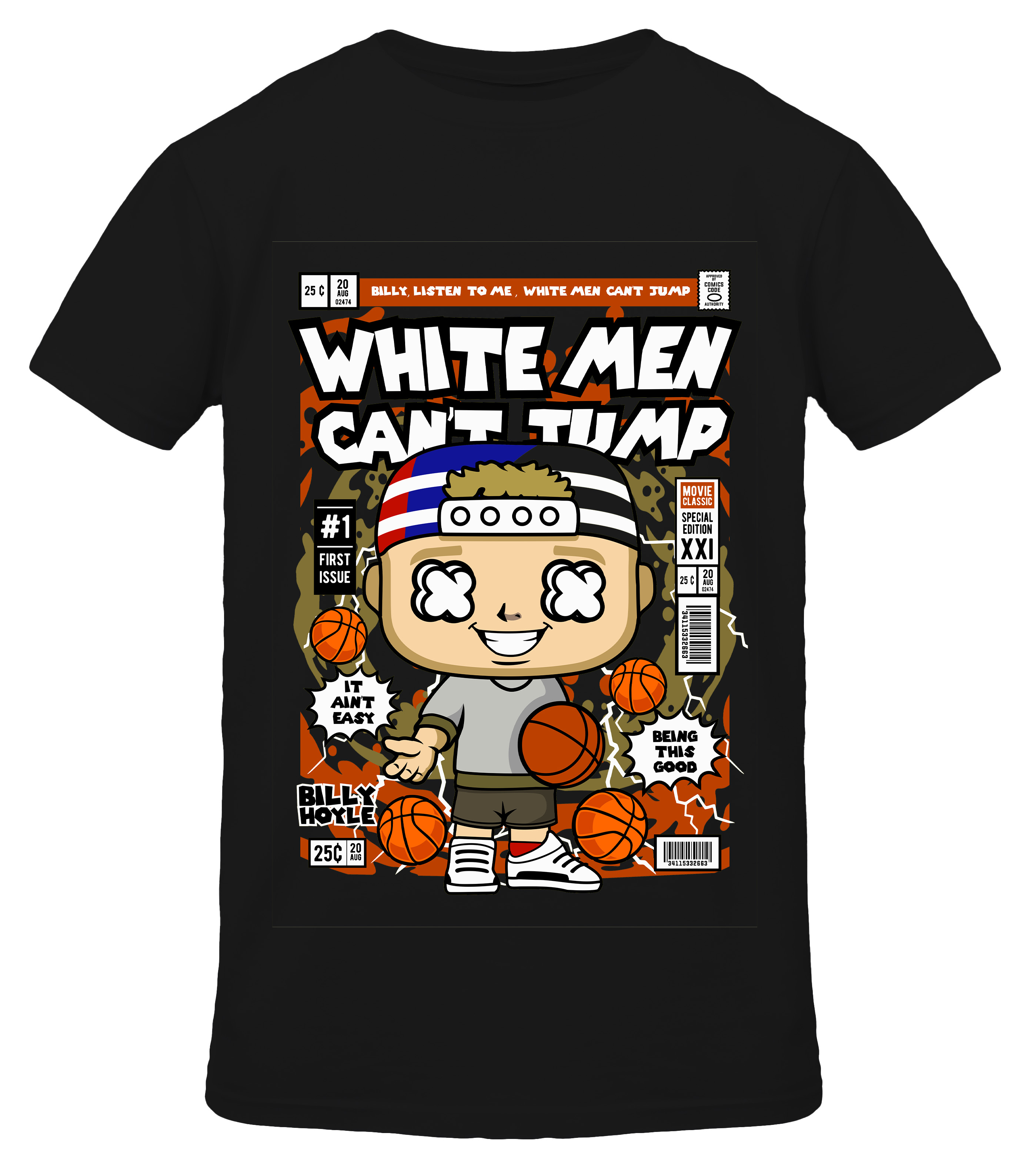 T-Shirt Billy Hoyle Pop Culture Black