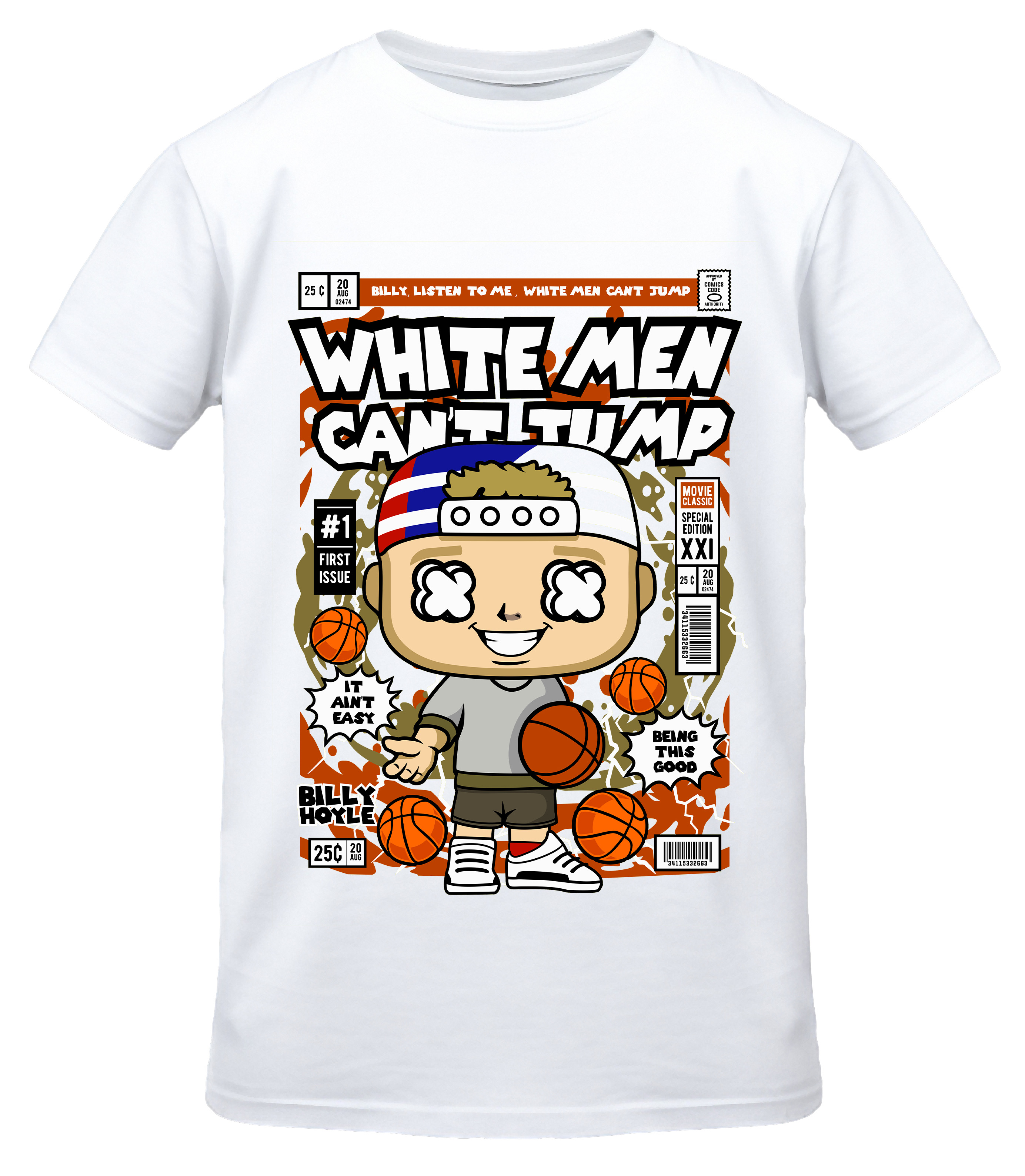 T-Shirt Billy Hoyle Pop Culture White