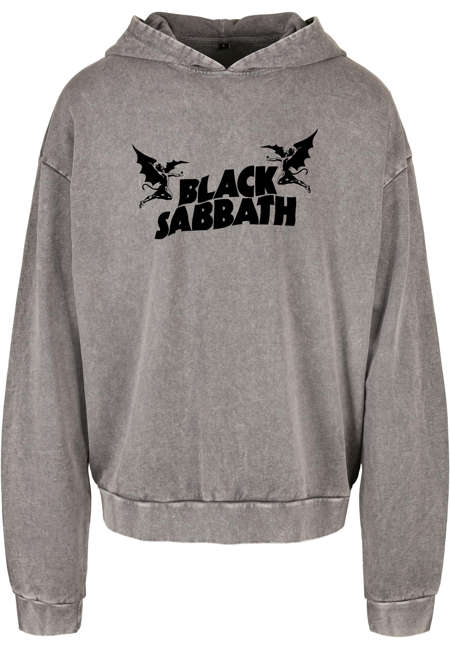 Oversized Premium Hoodie Black Sabbath Band Logo Art Rock Avenue Asphalt
