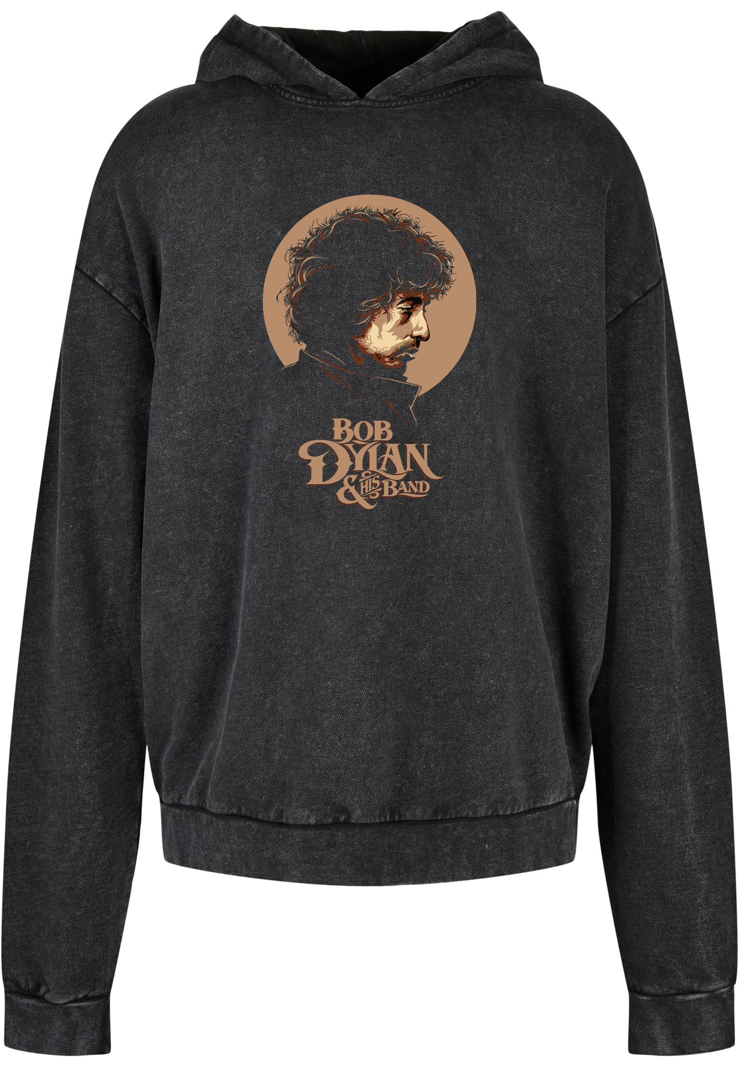 Oversized Premium Hoodie Bob Dylan Art Design Rock Avenue Black