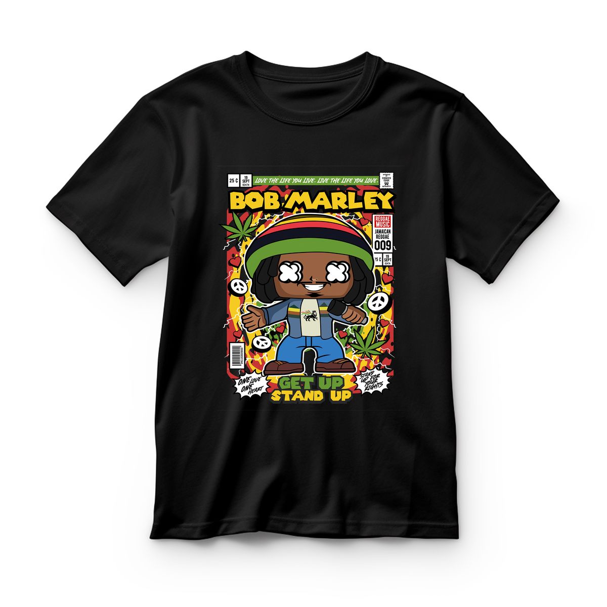 Παιδικό T-shirt Bob Marley Pop Culture Black