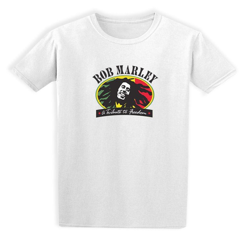 Παιδικό T-shirt Bob Marley Art1 Rock Avenue White