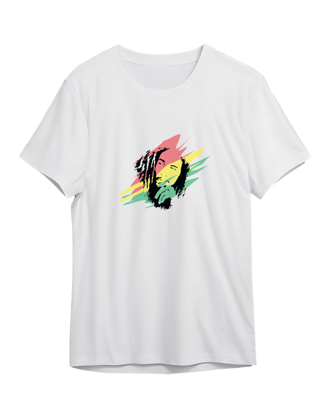 T-Shirt Bob Marley Art2 Rock Avenue White