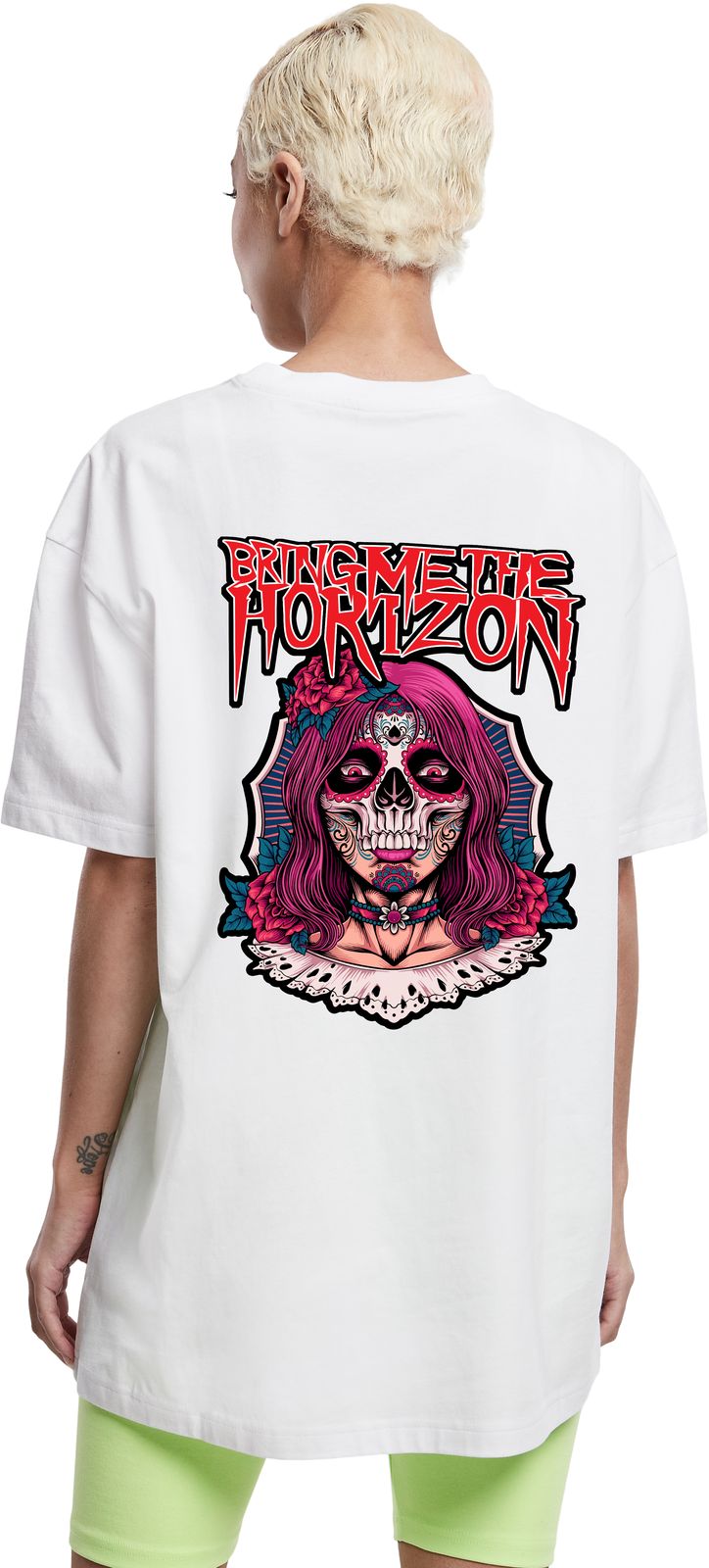T-Shirt Bring Me The Horizon Rock Avenue White ανδρικά Basic T-Shirts Simple Wear Μπλουζάκια κοντομάνικα