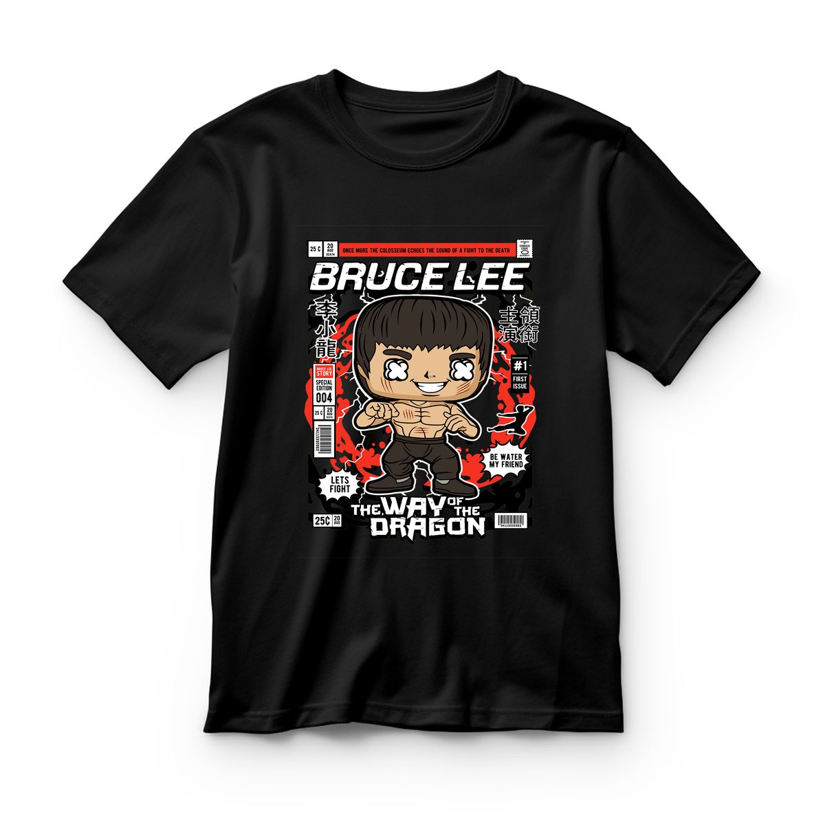 Παιδικό T-shirt Bruce Lee Pop Culture Black