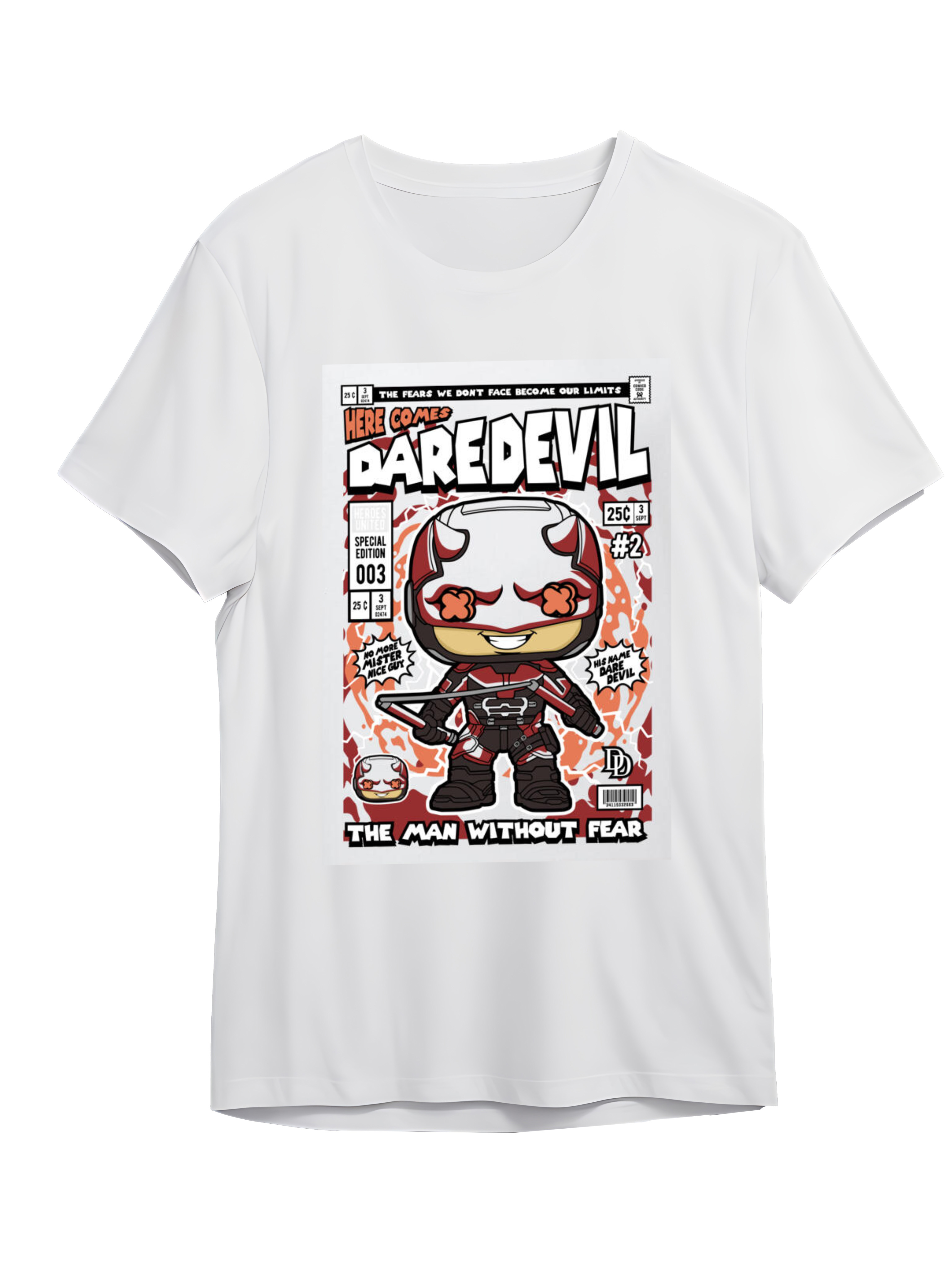 T-Shirt DareDevil Pop Culture White