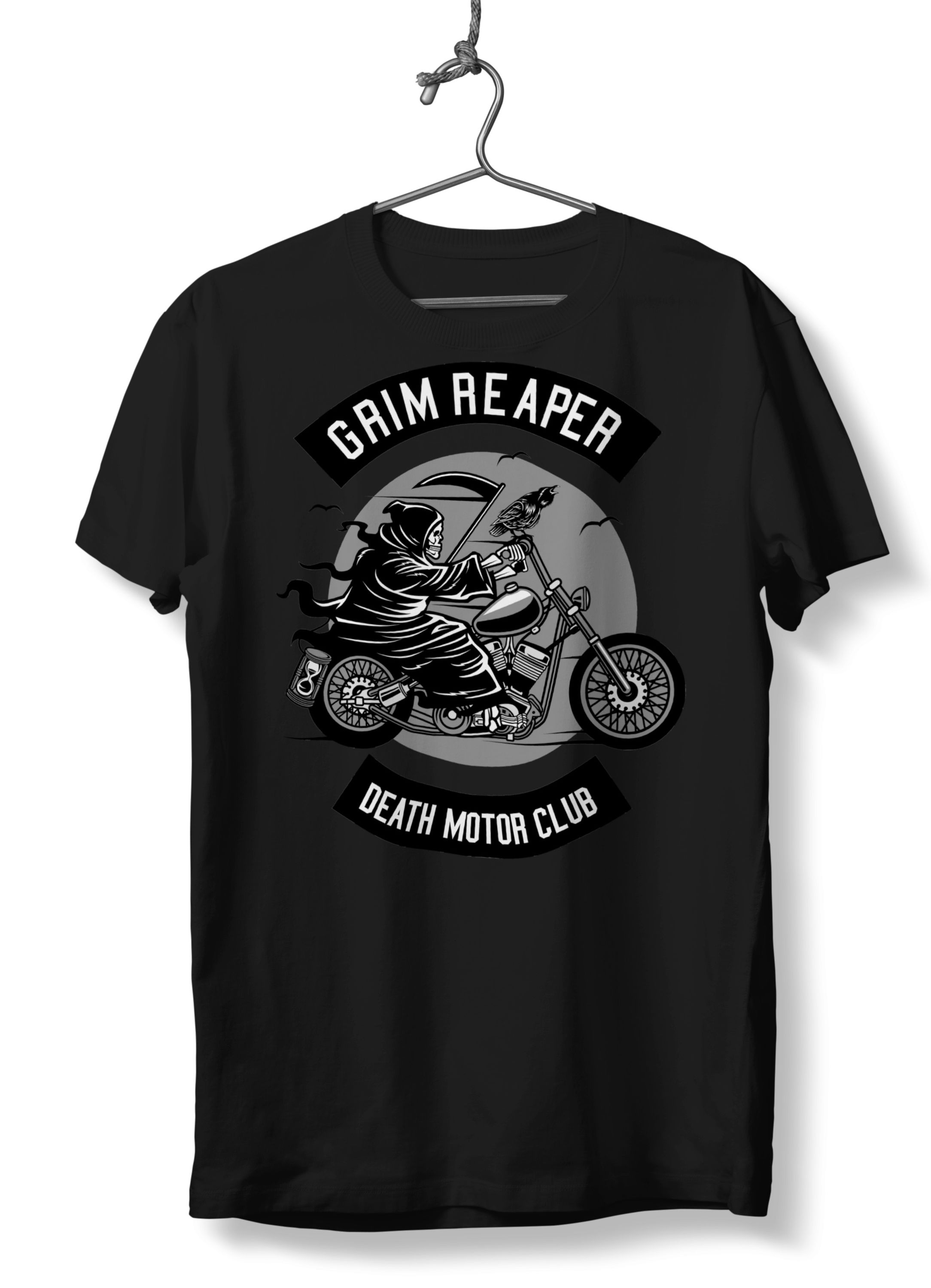 T-Shirt Death Motorcycle Club Pop Culture Black