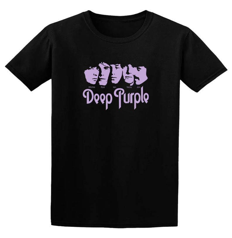 Παιδικό T-shirt Deep Purple Art1 Rock Avenue Black