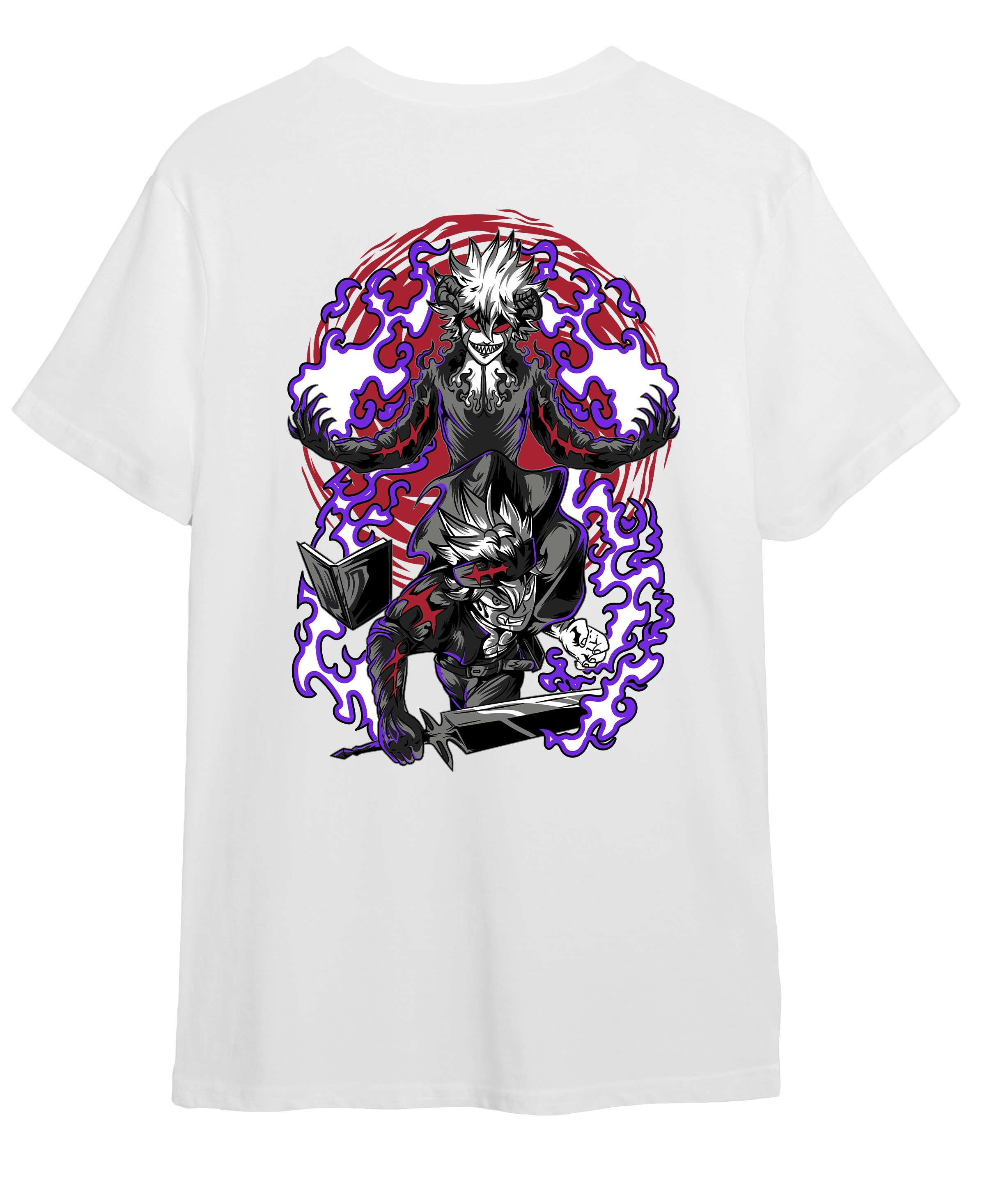 T-Shirt Devil Union Black Clover Pop Culture White