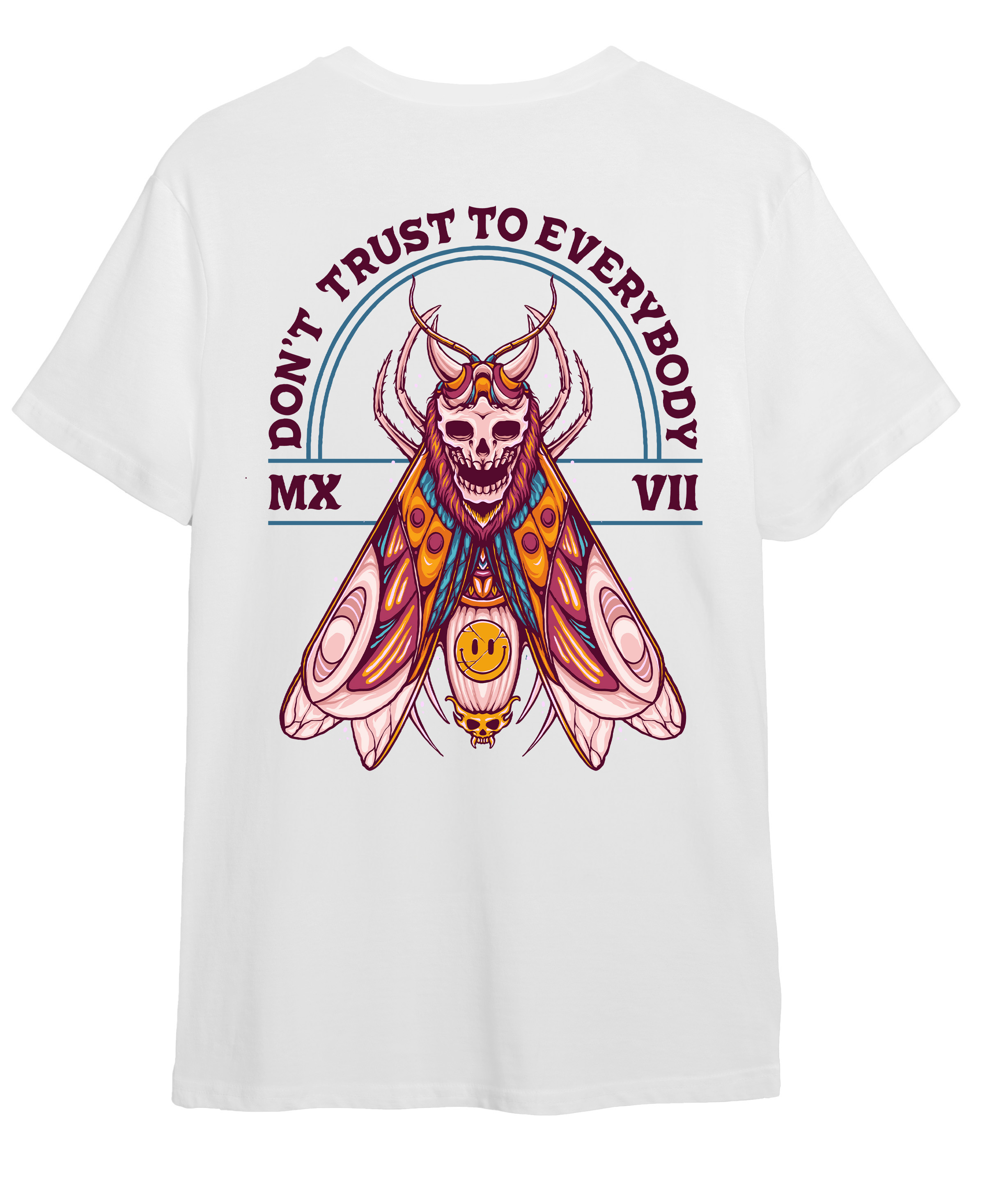 T-Shirt Don't Trust Everybody Pop Culture White