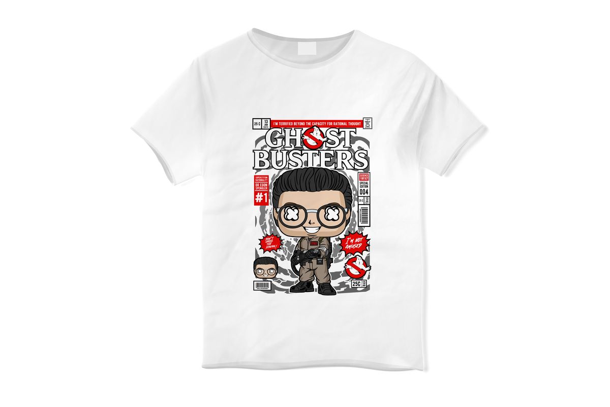 Παιδικό T-shirt Dr Egon Spengler Ghostbusters Pop Culture White