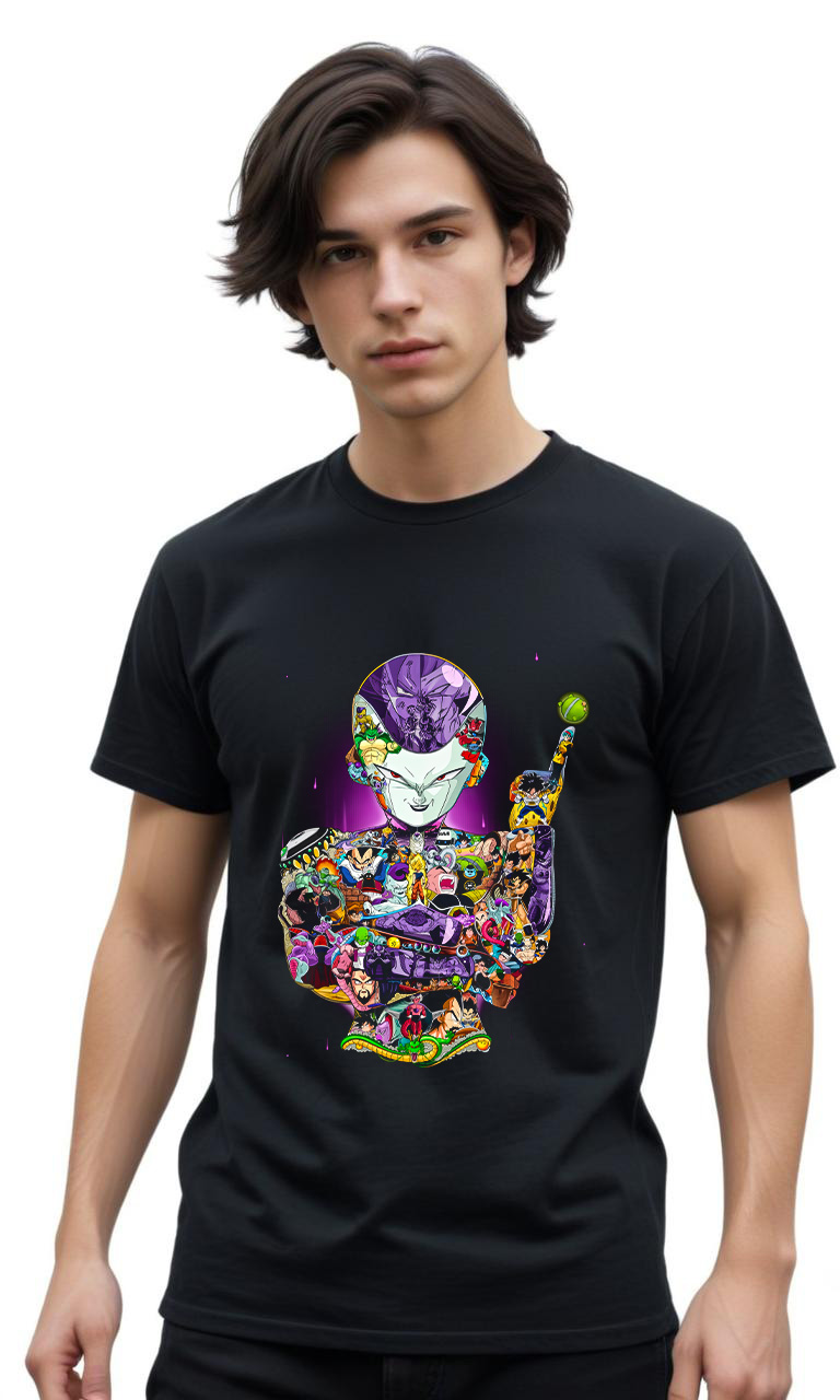 T-Shirt Dragon Ball Pop Culture Black ανδρικά Basic T-Shirts Simple Wear Μπλουζάκια κοντομάνικα