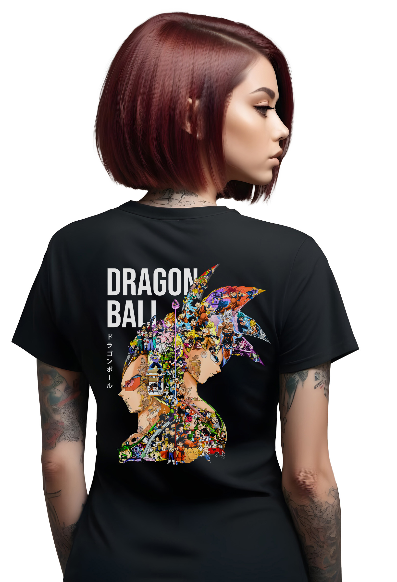T-Shirt Dragon Ball Art2 Pop Culture Black ανδρικά Basic T-Shirts Simple Wear Μπλουζάκια κοντομάνικα