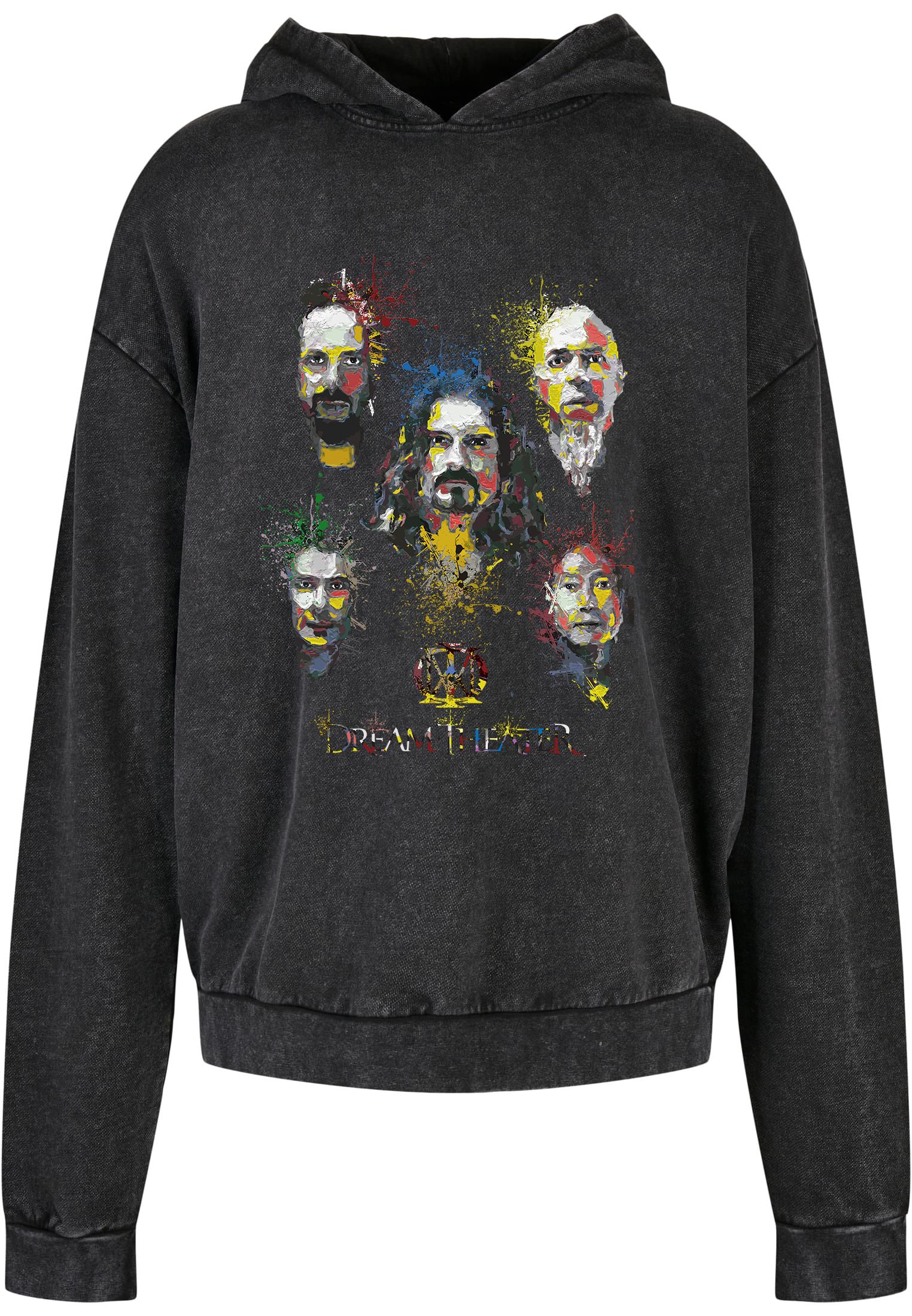 Oversized Premium Hoodie Dream Theater Art1 Rock Avenue Black