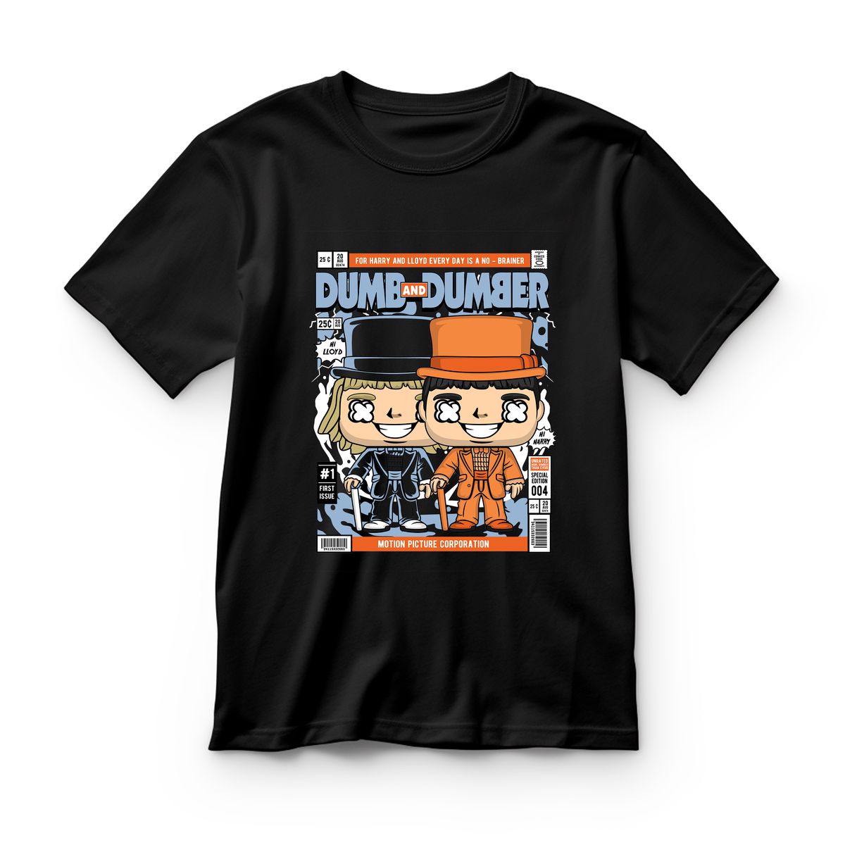 Παιδικό T-shirt Dumb And Dumber Pop Culture Black