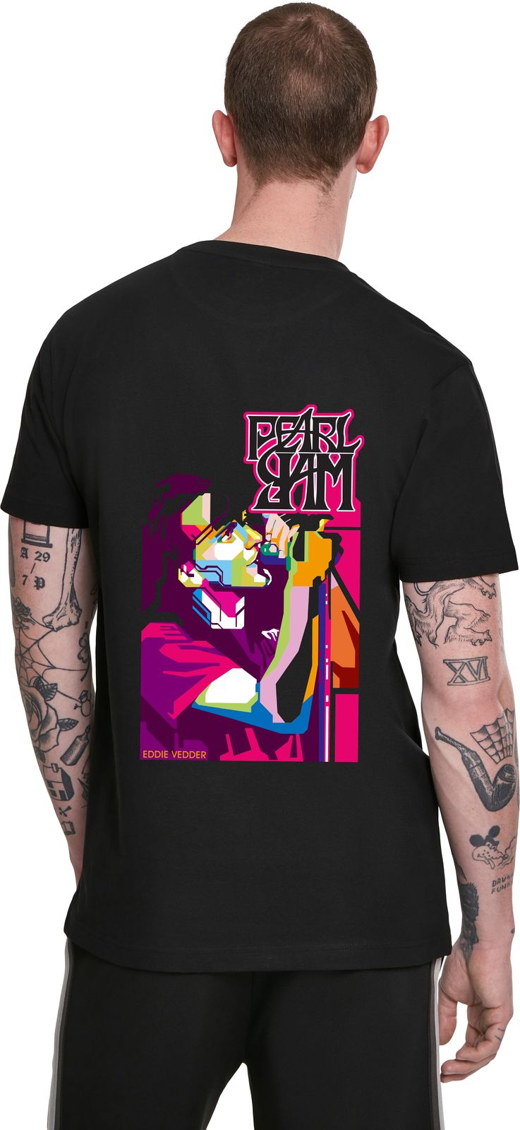 T-Shirt Eddie Vedder Pearl Jam Rock Avenue Black ανδρικά Basic T-Shirts Simple Wear Μπλουζάκια κοντομάνικα