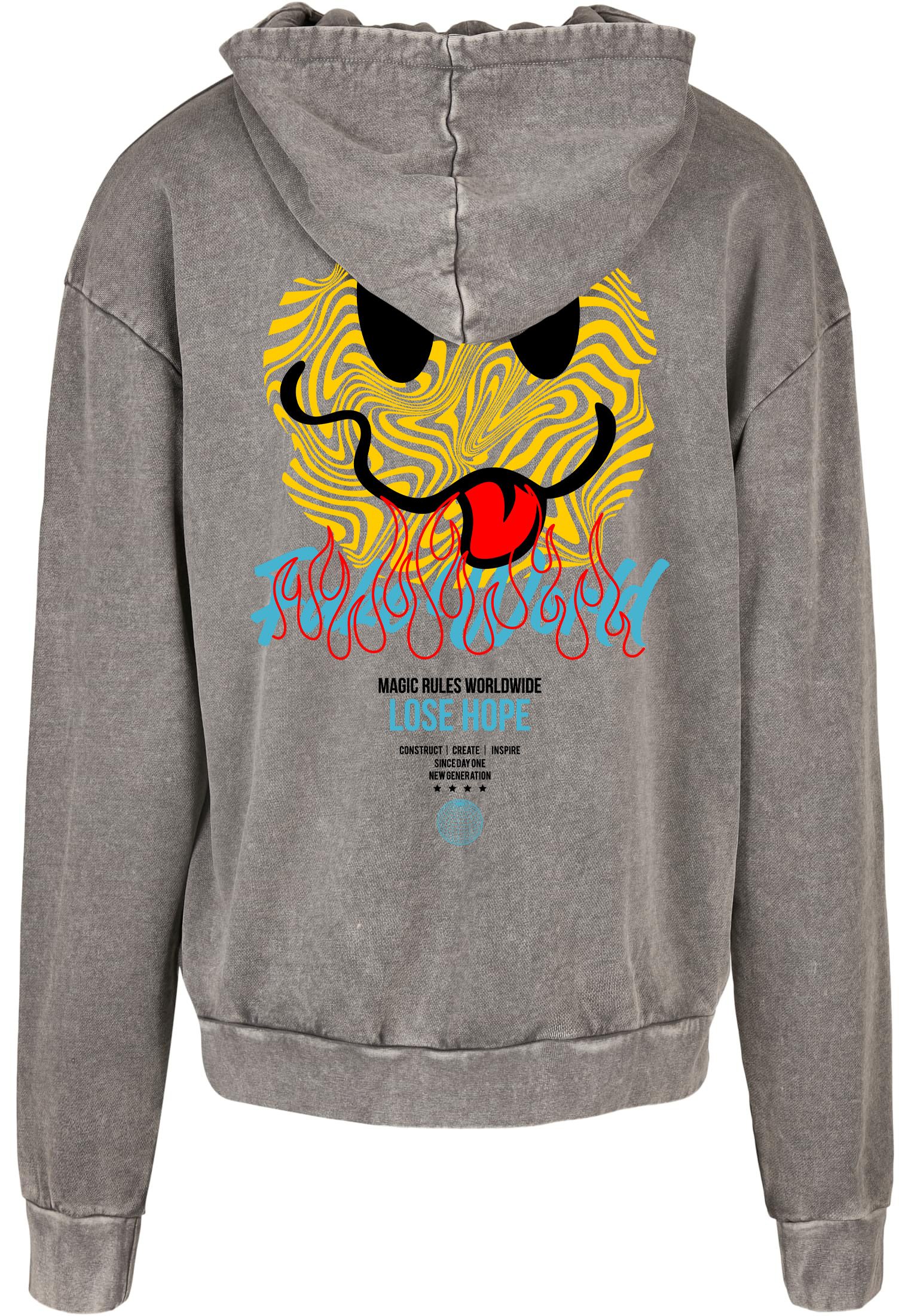 Oversized Premium Hoodie Fake World Pop Culture Asphalt