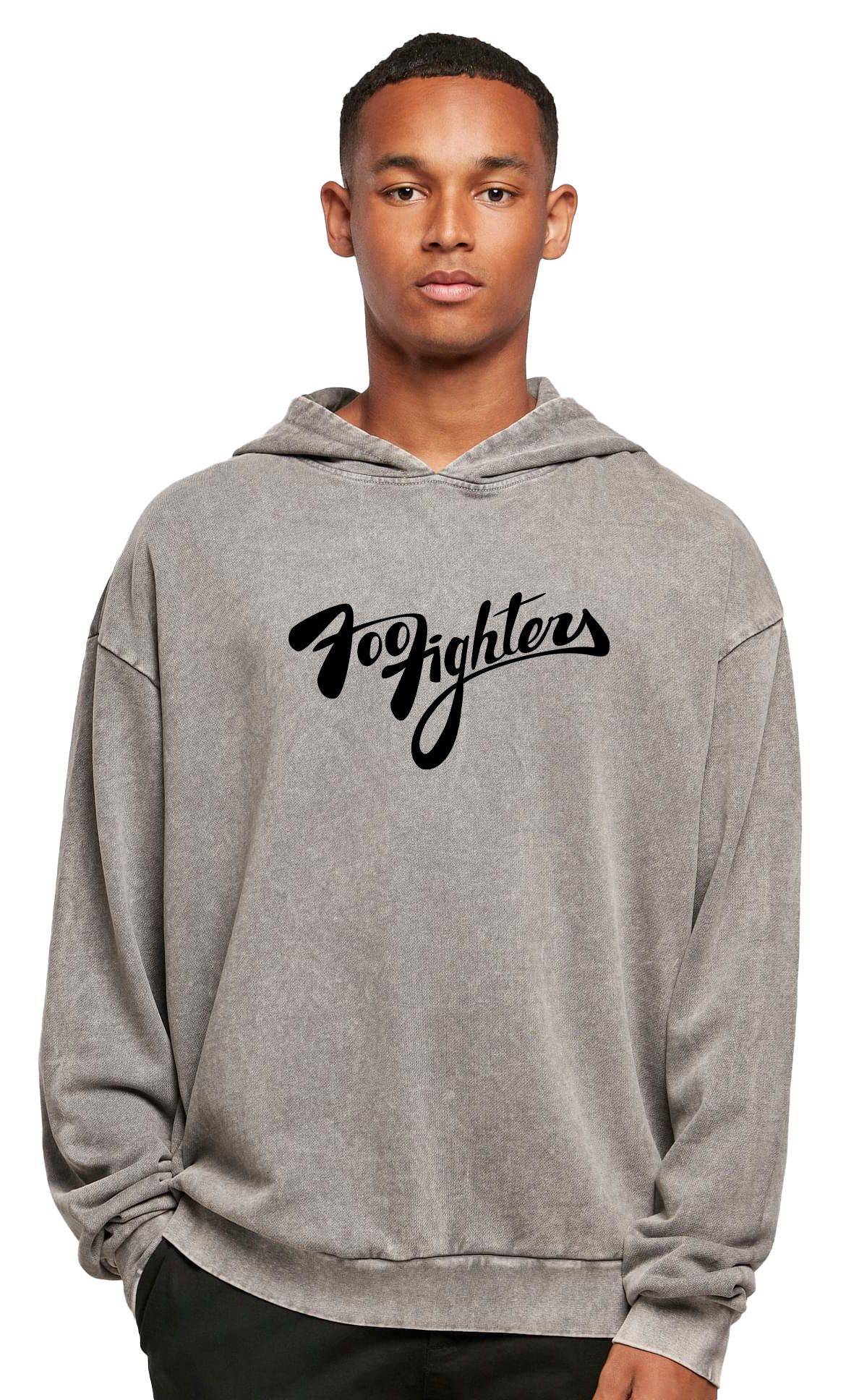 Oversized Premium Hoodie Foo Fighters Rock Avenue Asphalt ανδρικά Φούτερ Simple Wear