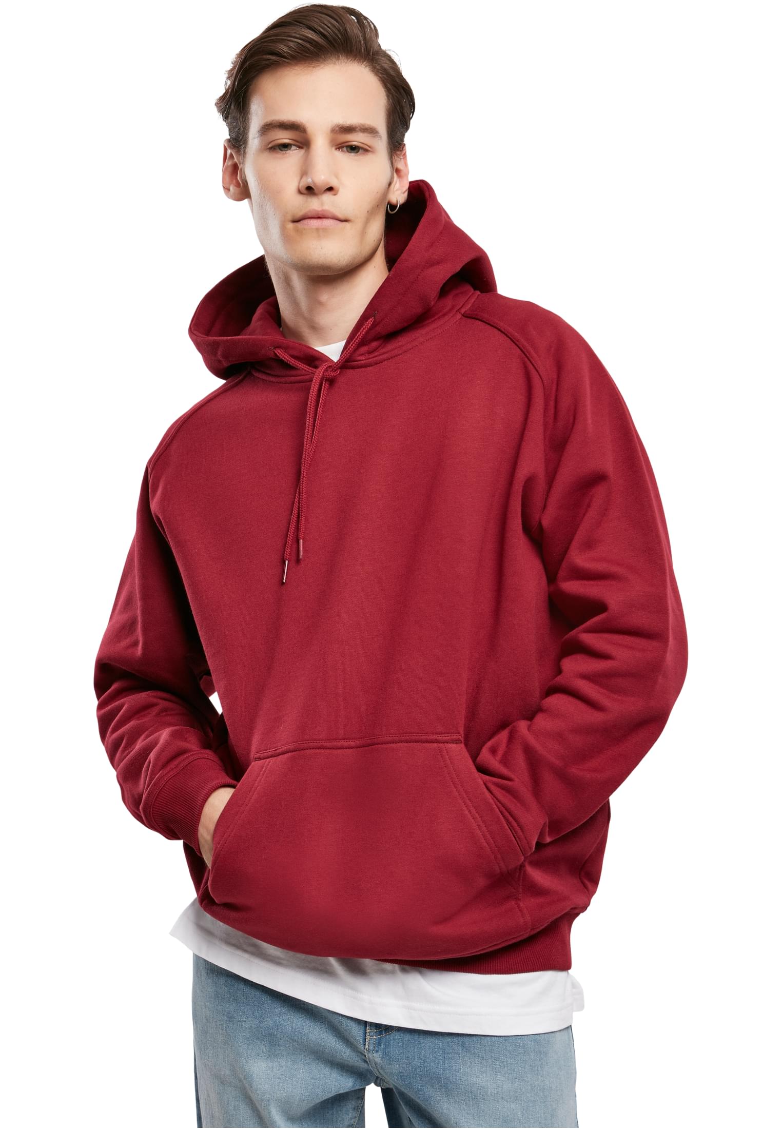 Blank Hoody UC Men TB014-00606 Burgundy