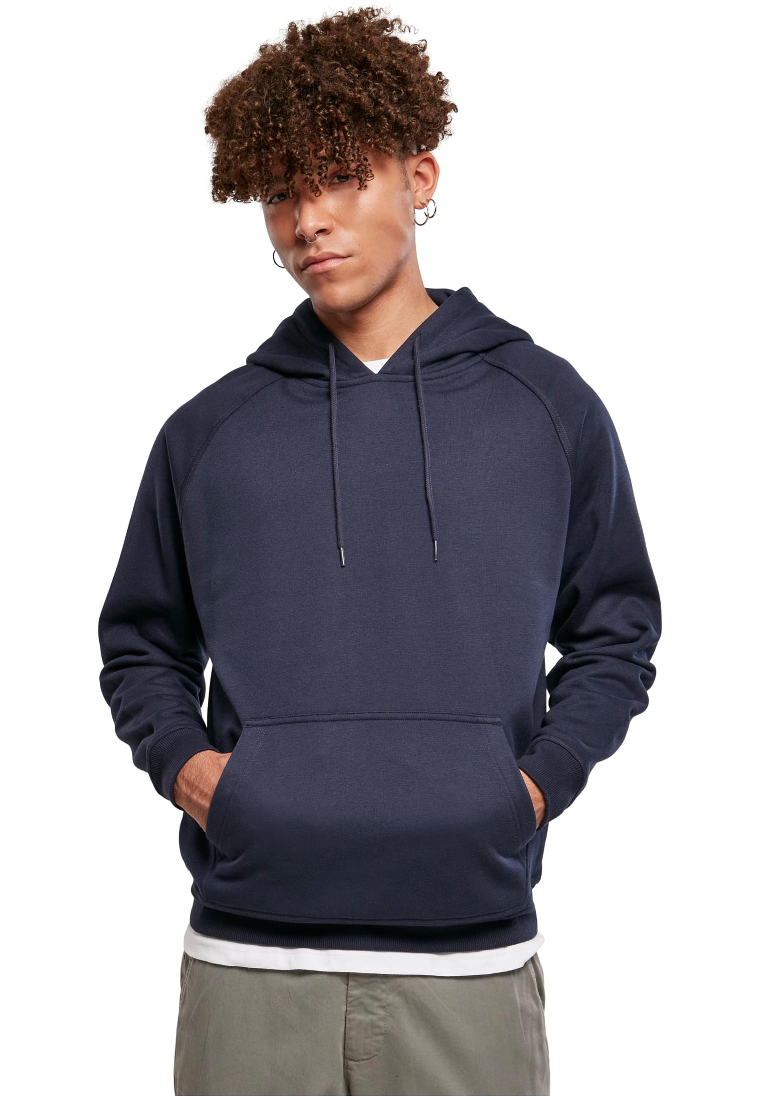 Blank Hoodie Φούτερ Urban Classics TB014 Navy