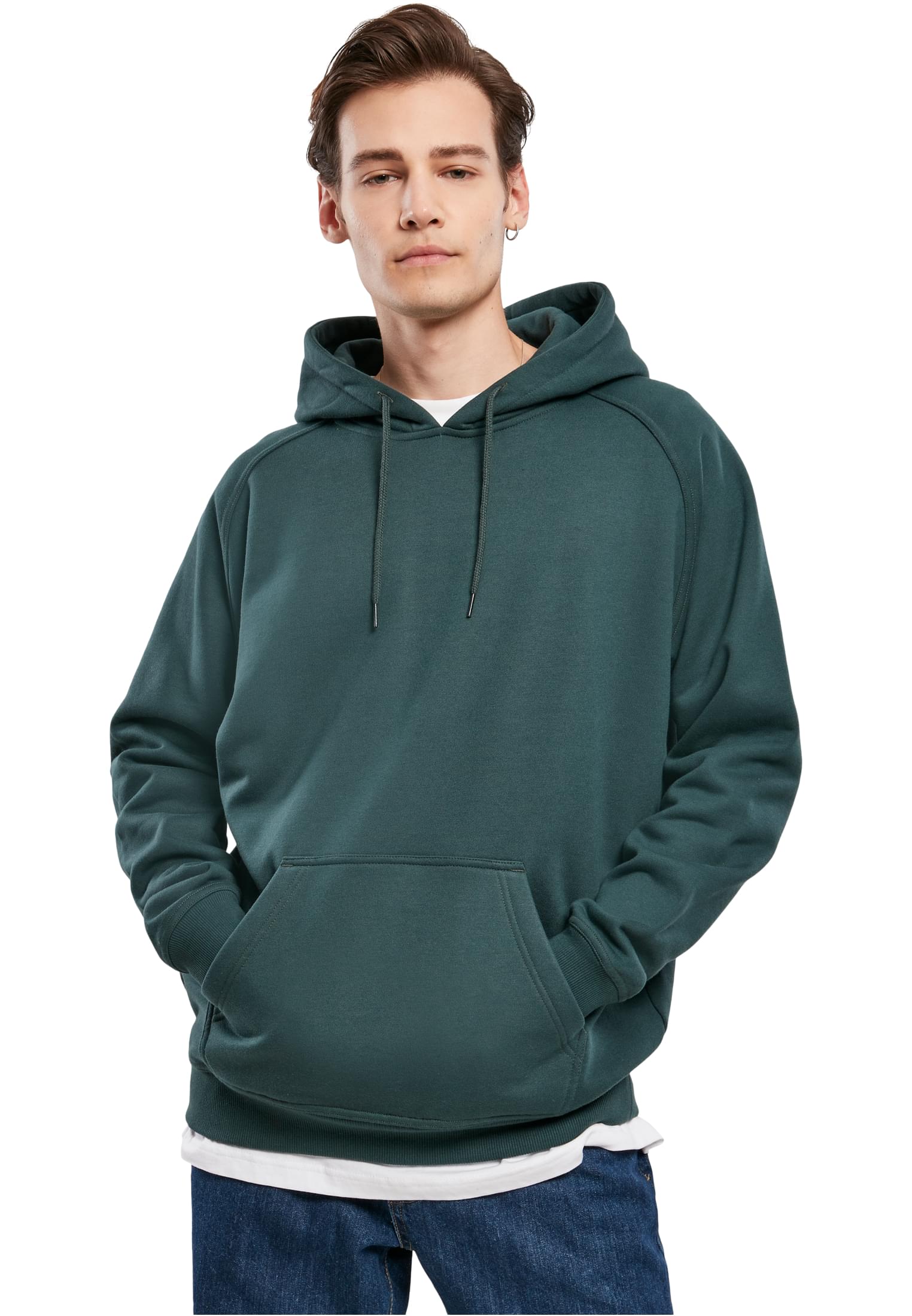 Blank Hoodie Φούτερ Urban Classics TB014 Bottlegreen