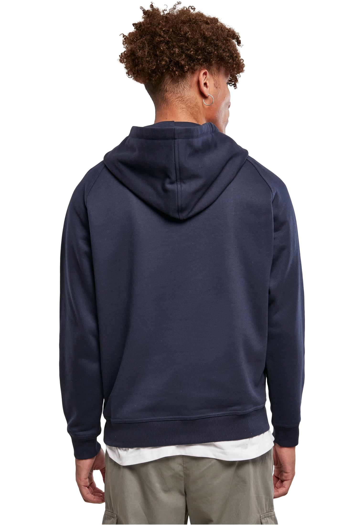 Blank Hoodie Φούτερ Urban Classics Tb014 Navy ανδρικά Simple Wear