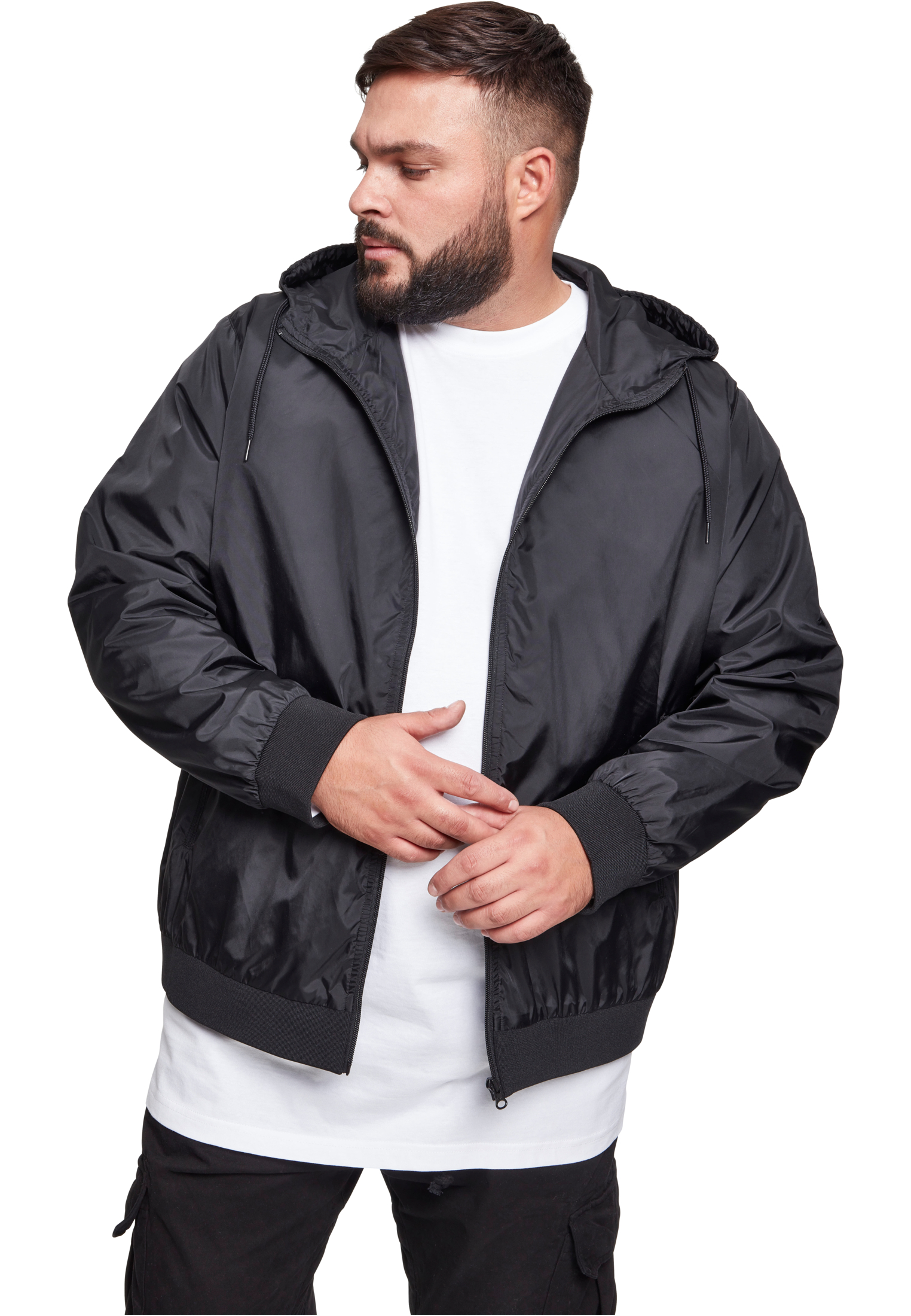 Ανδρικό Αντιανεμικό Μπουφάν TB160 Urban Classics Black
