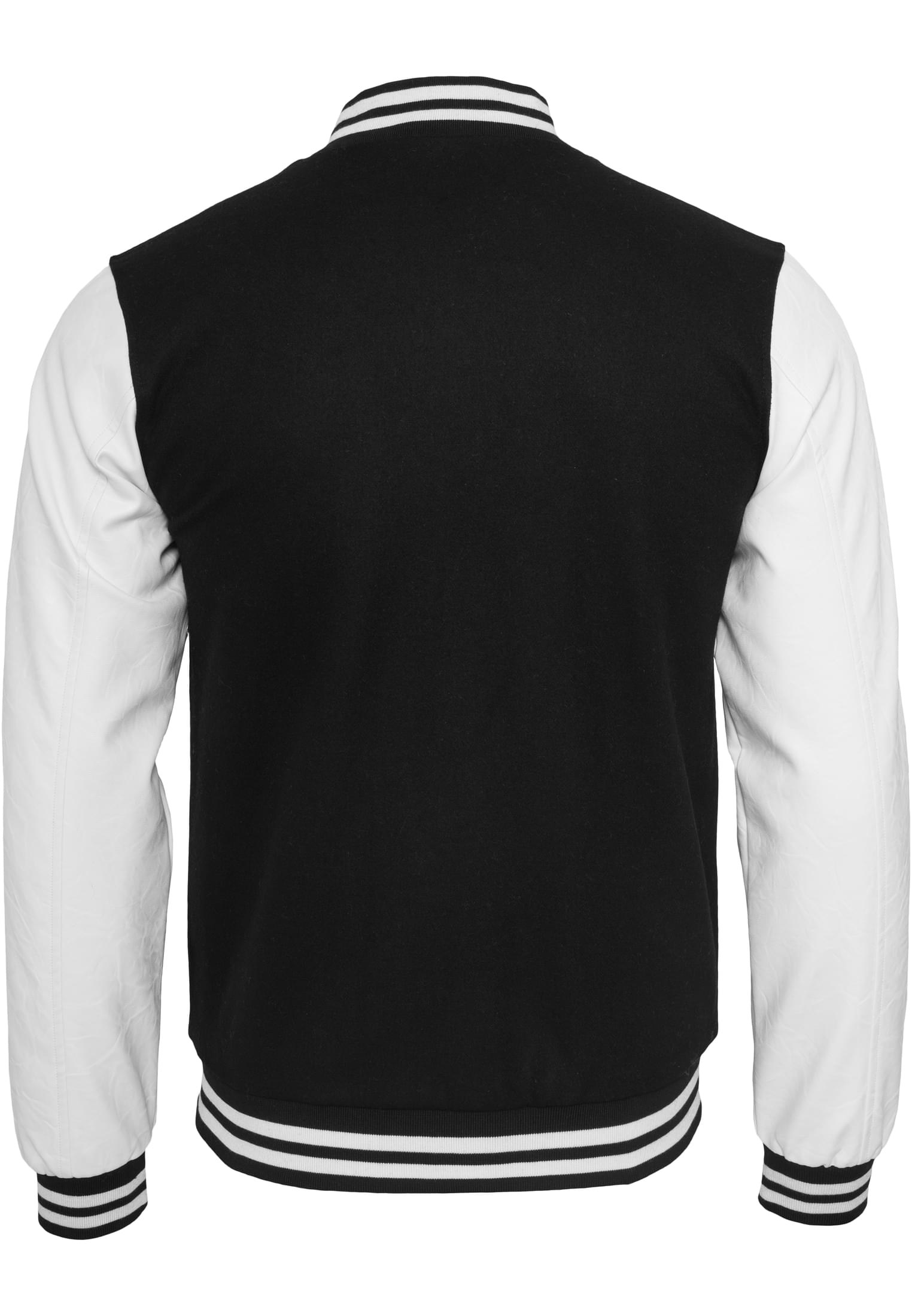 Jacket Oldschool College Urban Classics Tb201-00050 Βlack White ανδρικά Μπουφάν Simple Wear