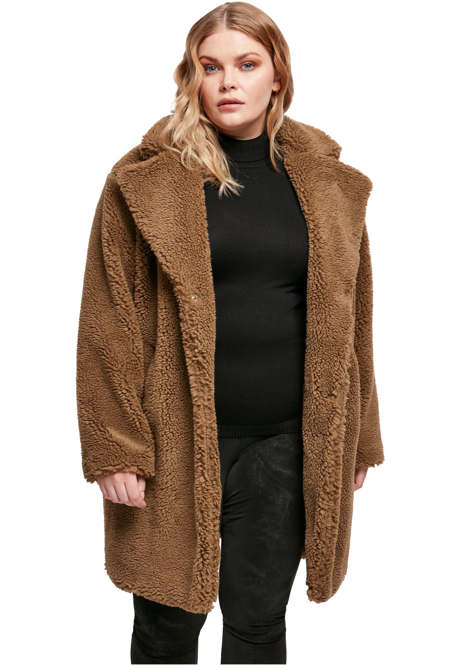 Γυναικείο Μπουφάν Oversized Sherpa Urban Classics TB3058 Mid Ground