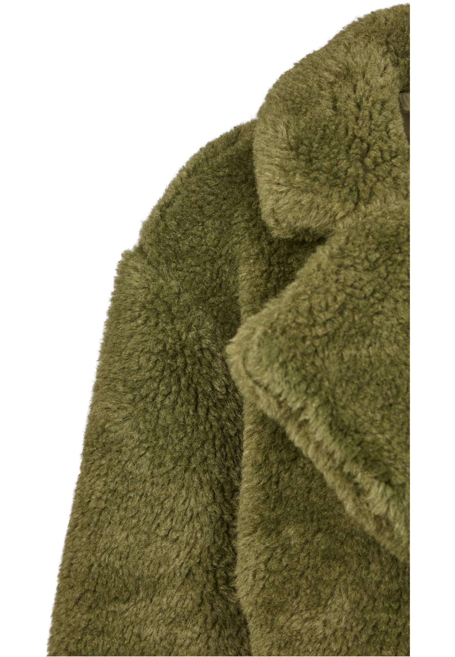Μπουφάν Sherpa Oversized Tb3058 Urban Classics Olive Outlet γυναικεία Simple Wear