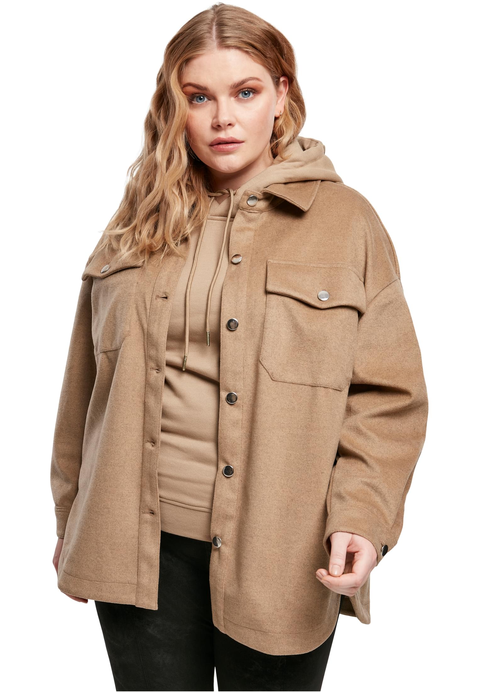 Γυναικείο Classic Overshirt Urban Classics TB3779 Light Ground