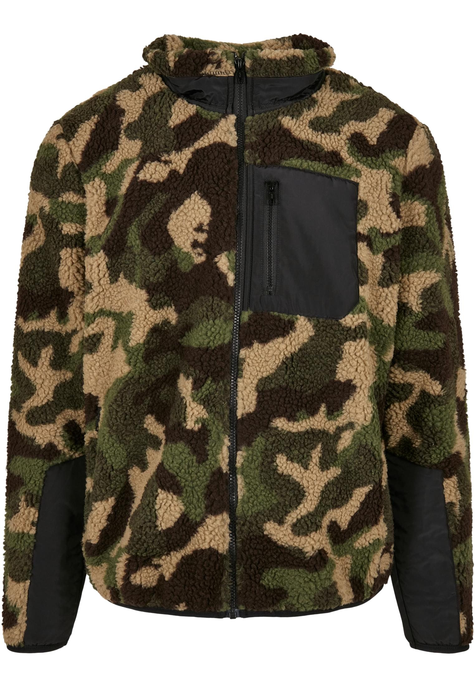 Ανδρικό Jacket Sherpa Urban Classics Tb3833 Wood Camo Outlet ανδρικά Simple Wear