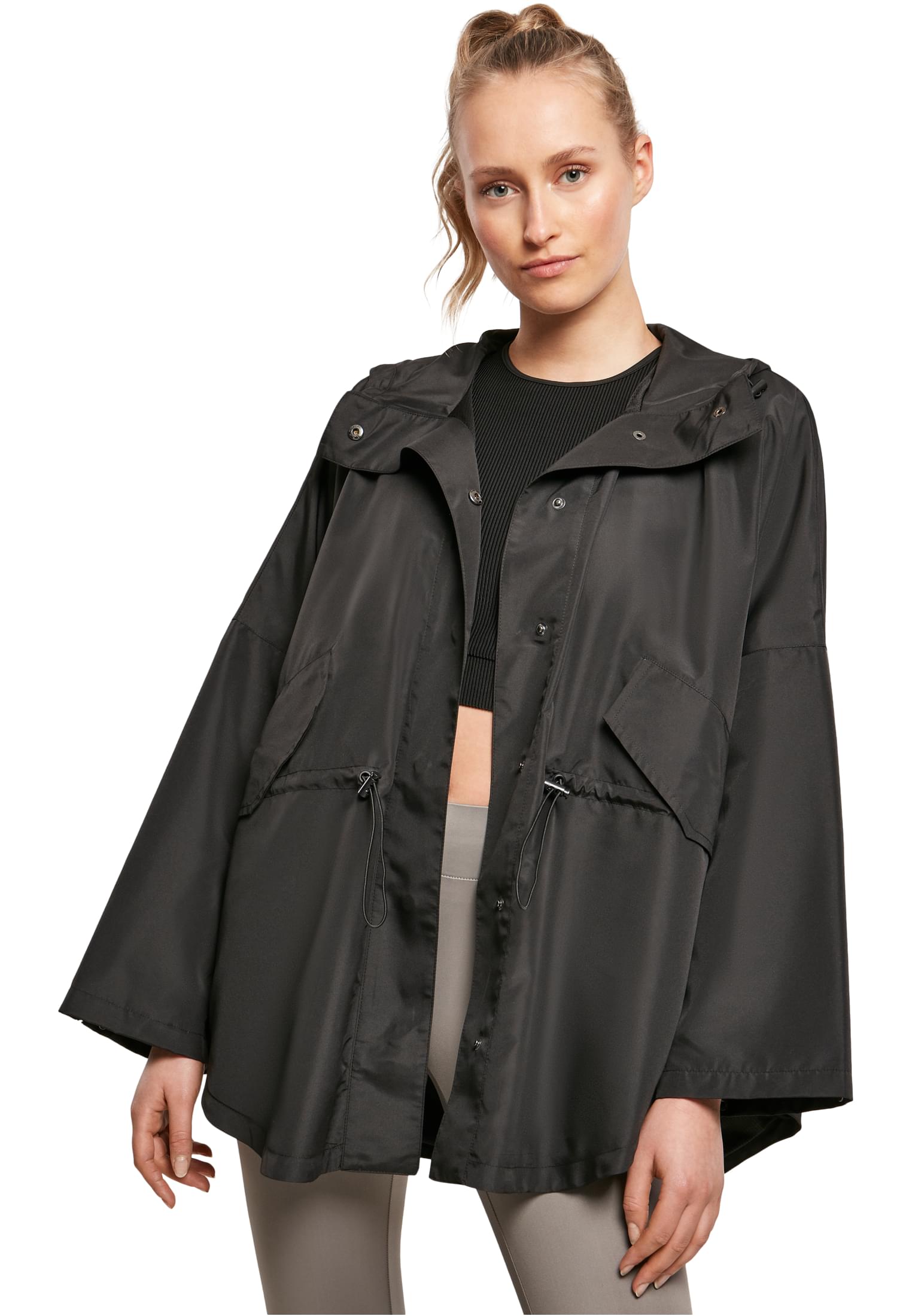Ladies Recycled Packable Jacket Urban Classics TB4080 Black