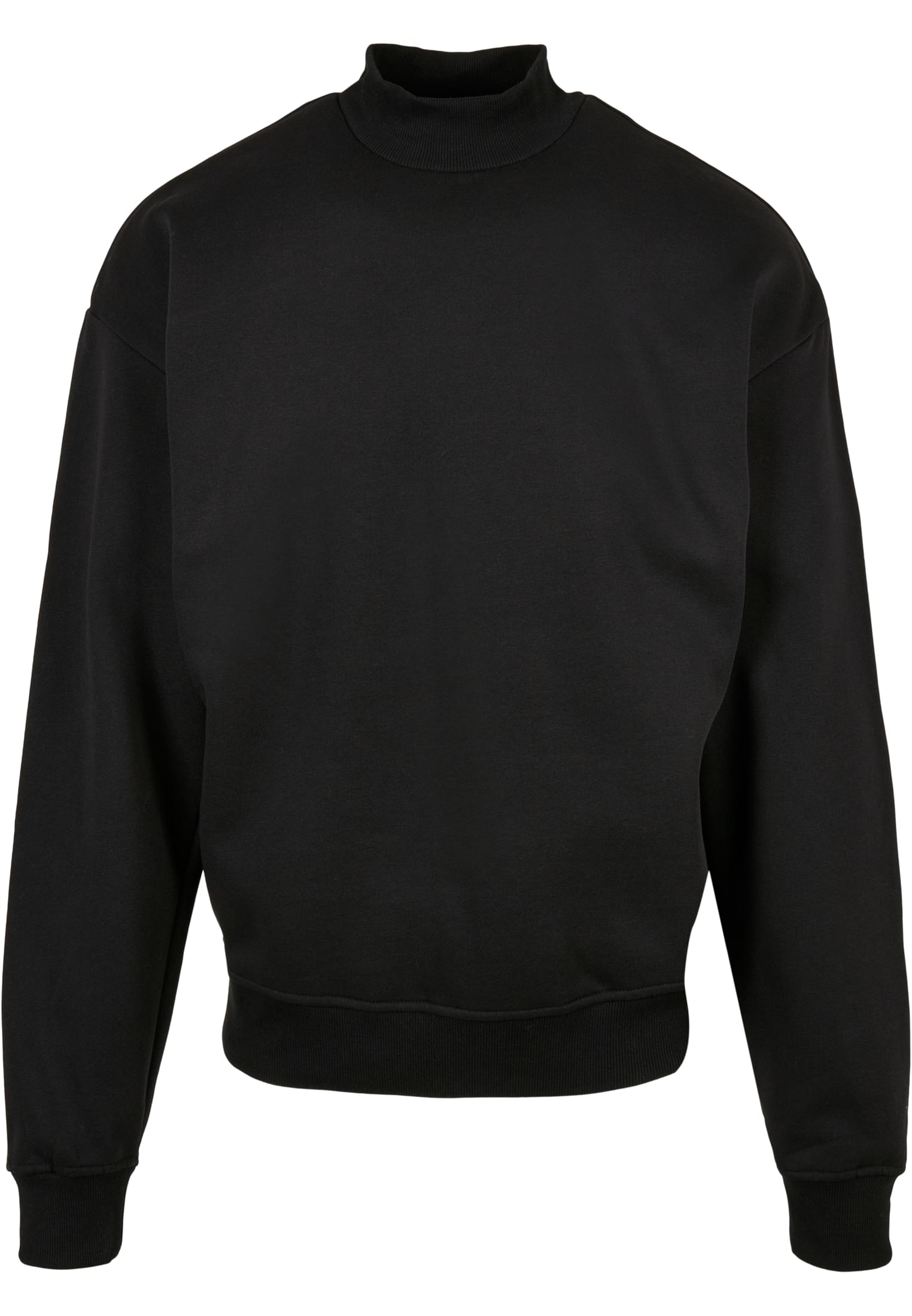 Φούτερ Mock Neck Crew Tb4483 Urban Classics Black ανδρικά Simple Wear
