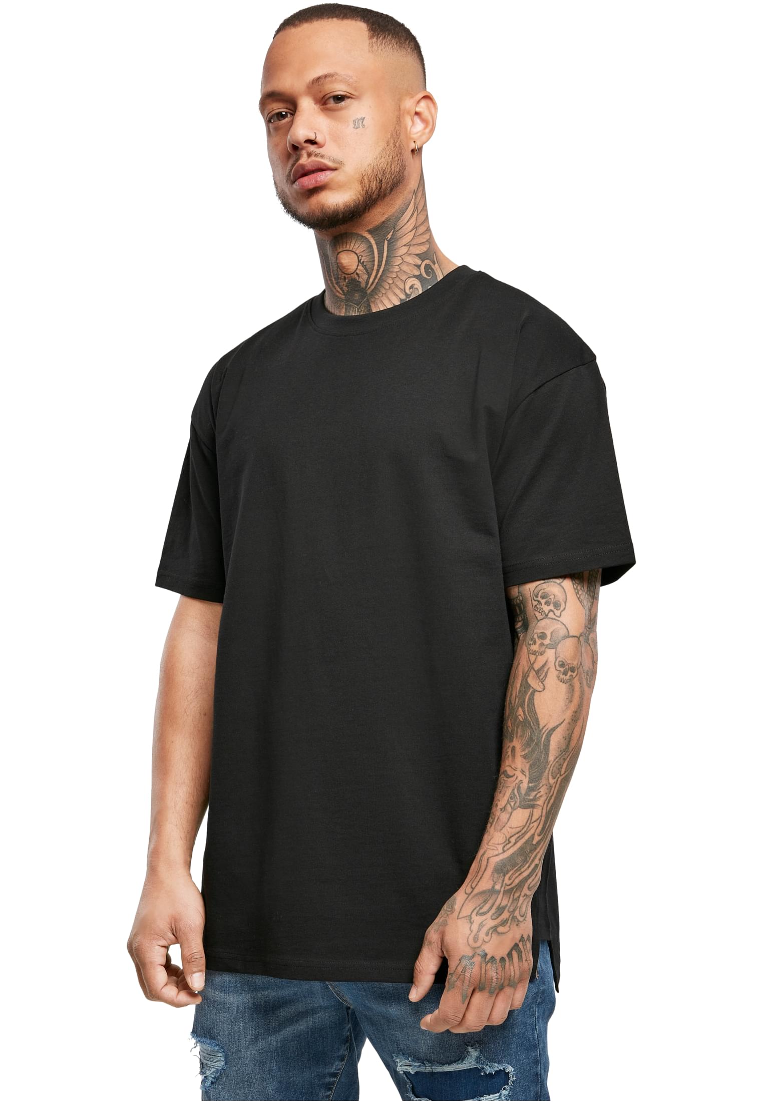 Ανδρικό T-Shirt TB4669 Urban Classics Triangle Tee Black