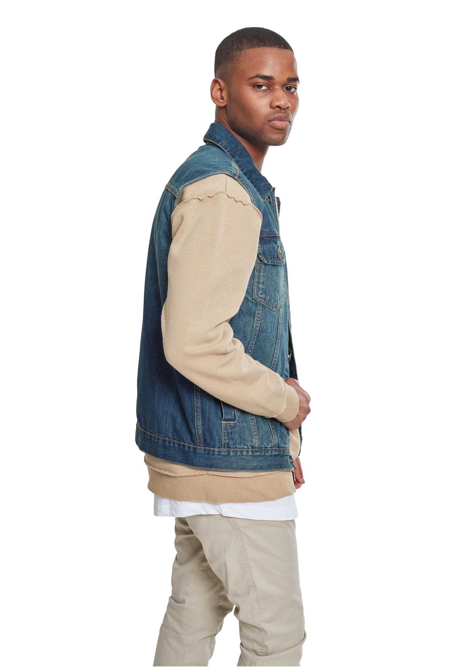Ανδρικό Αμάνικο Μπουφάν Denim Tb514-00344 Urban Classics Light Blue Lightblue ανδρικά Simple Wear