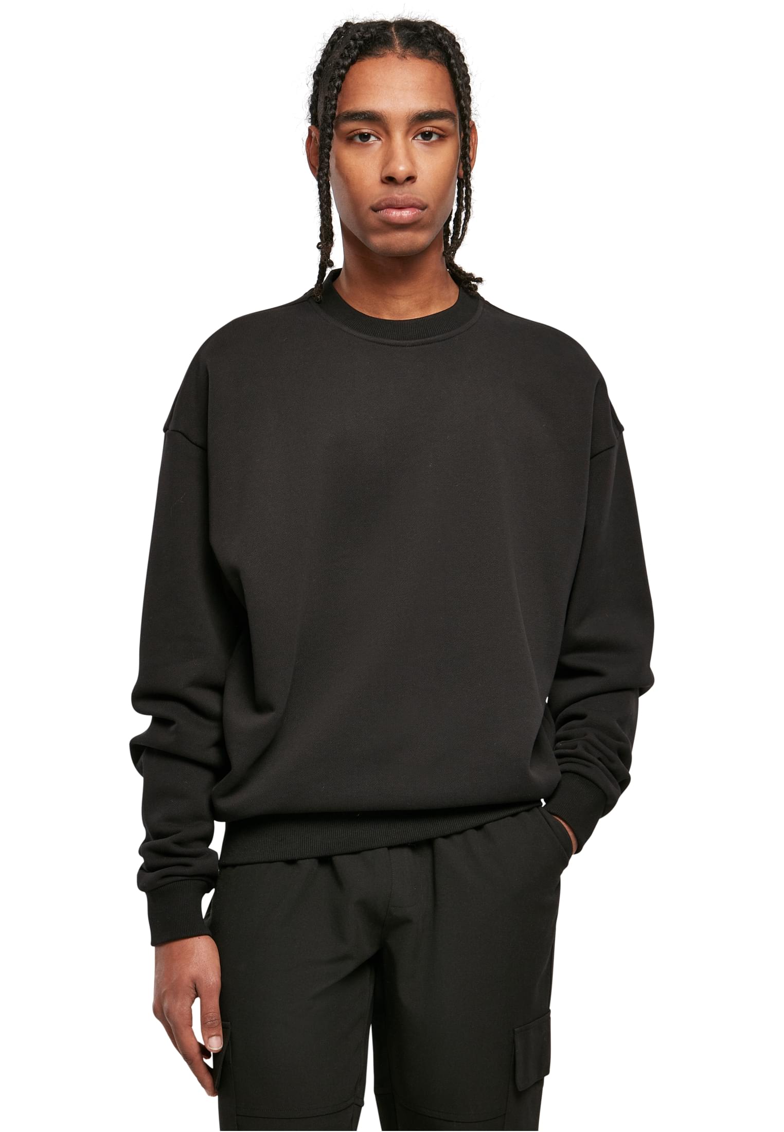 Φούτερ Crewneck TB5575 Urban Classics Ultra Heavy Terry Black