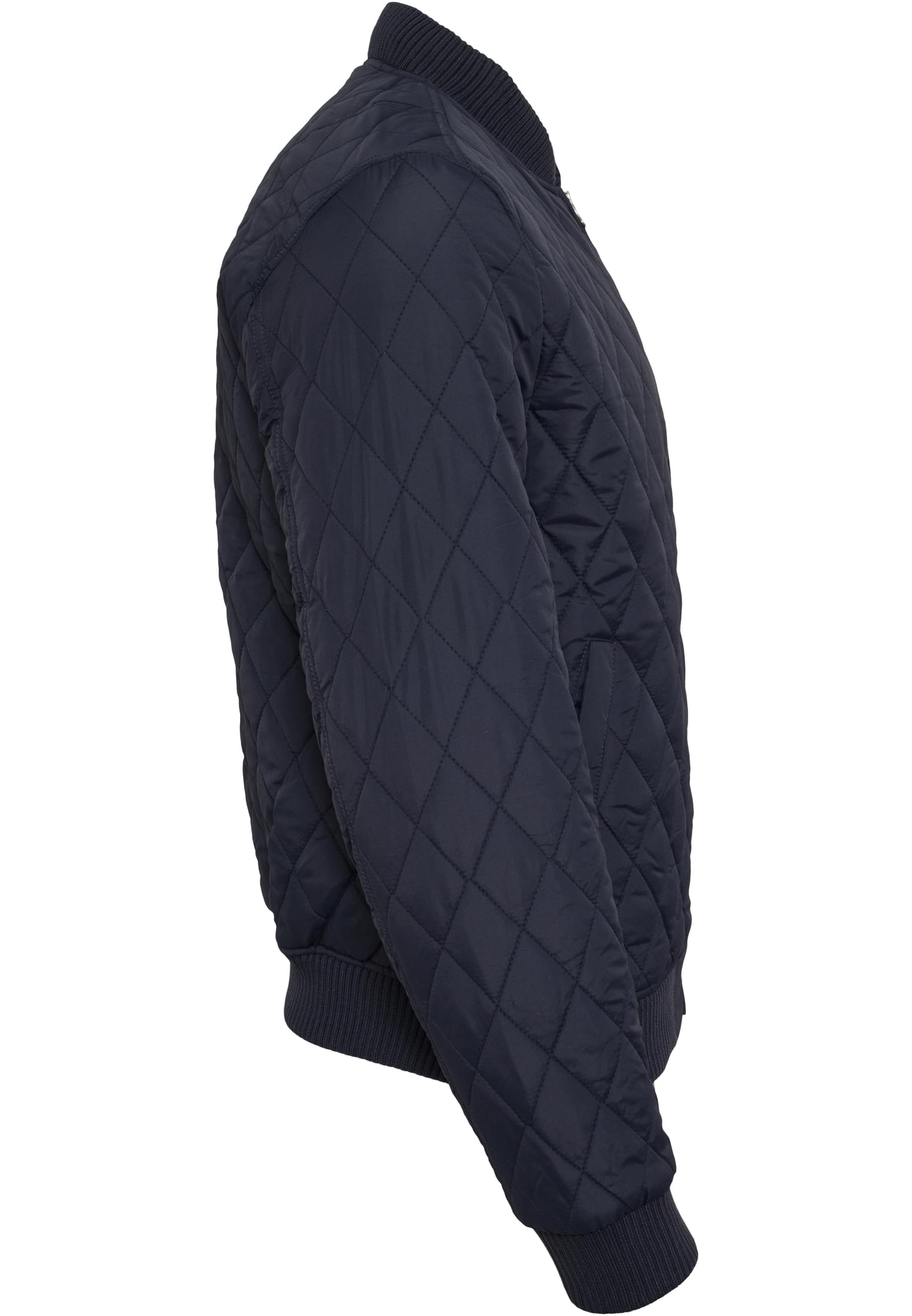 Μπουφάν Diamond Quilt Nylon Tb862 Urban Classics Navy Μπλε ανδρικά Simple Wear